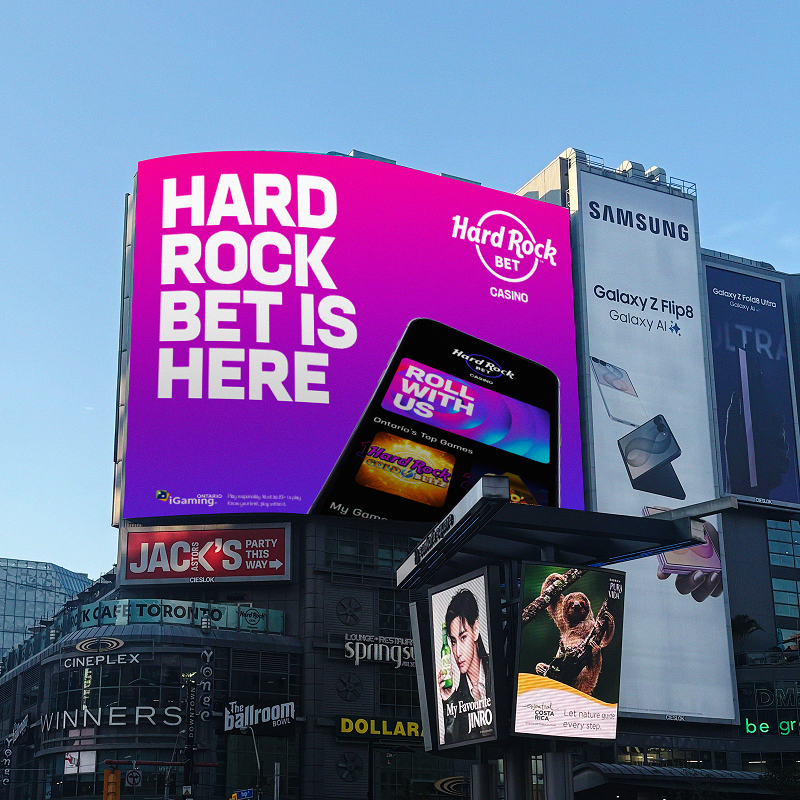 New work: Hard Rock Bet OOH brand experience