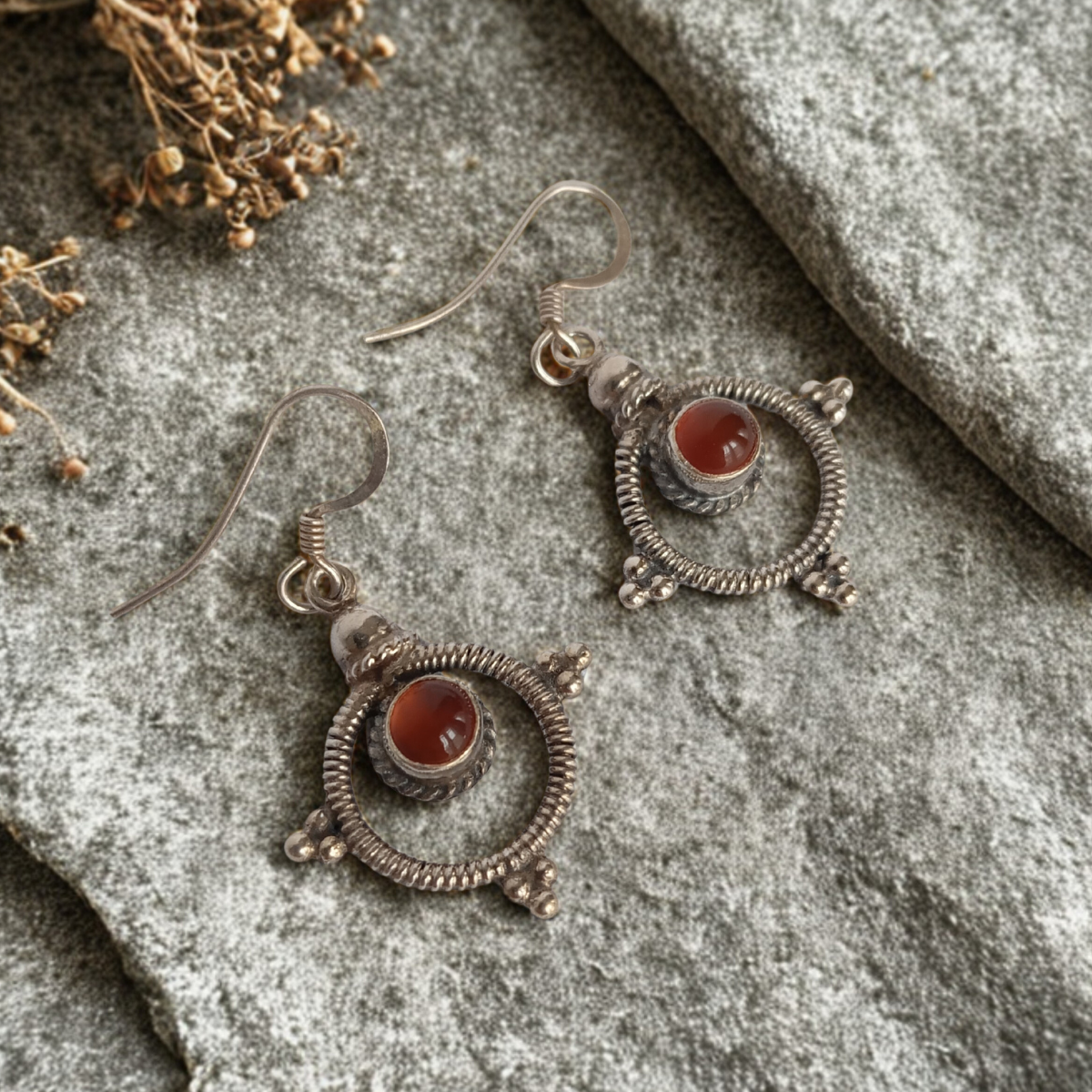 Boucle d'oreilles Oasis d’Argent