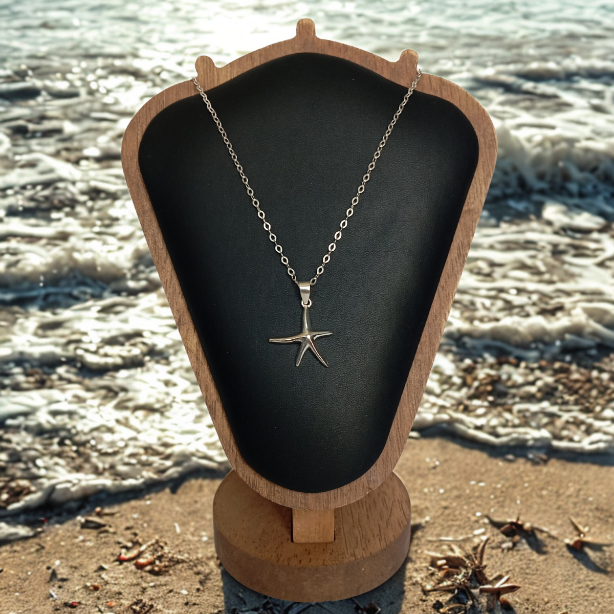 Le pendentif et son collier Ocean Star