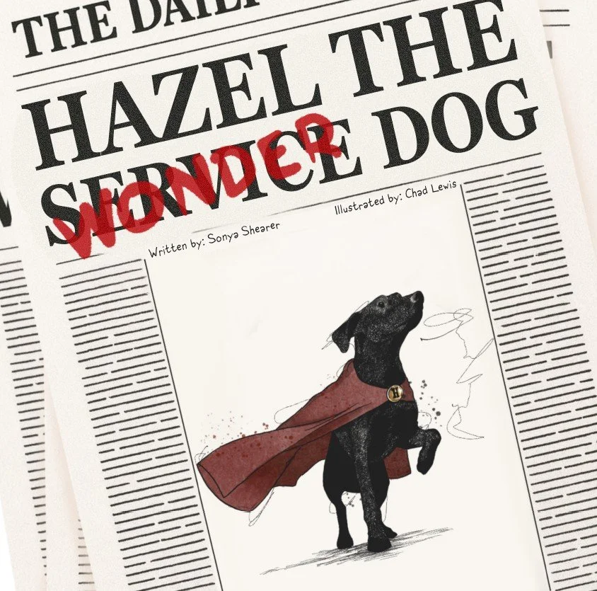 Hazel The Wonder (Service) Dog (Softcover) Signed