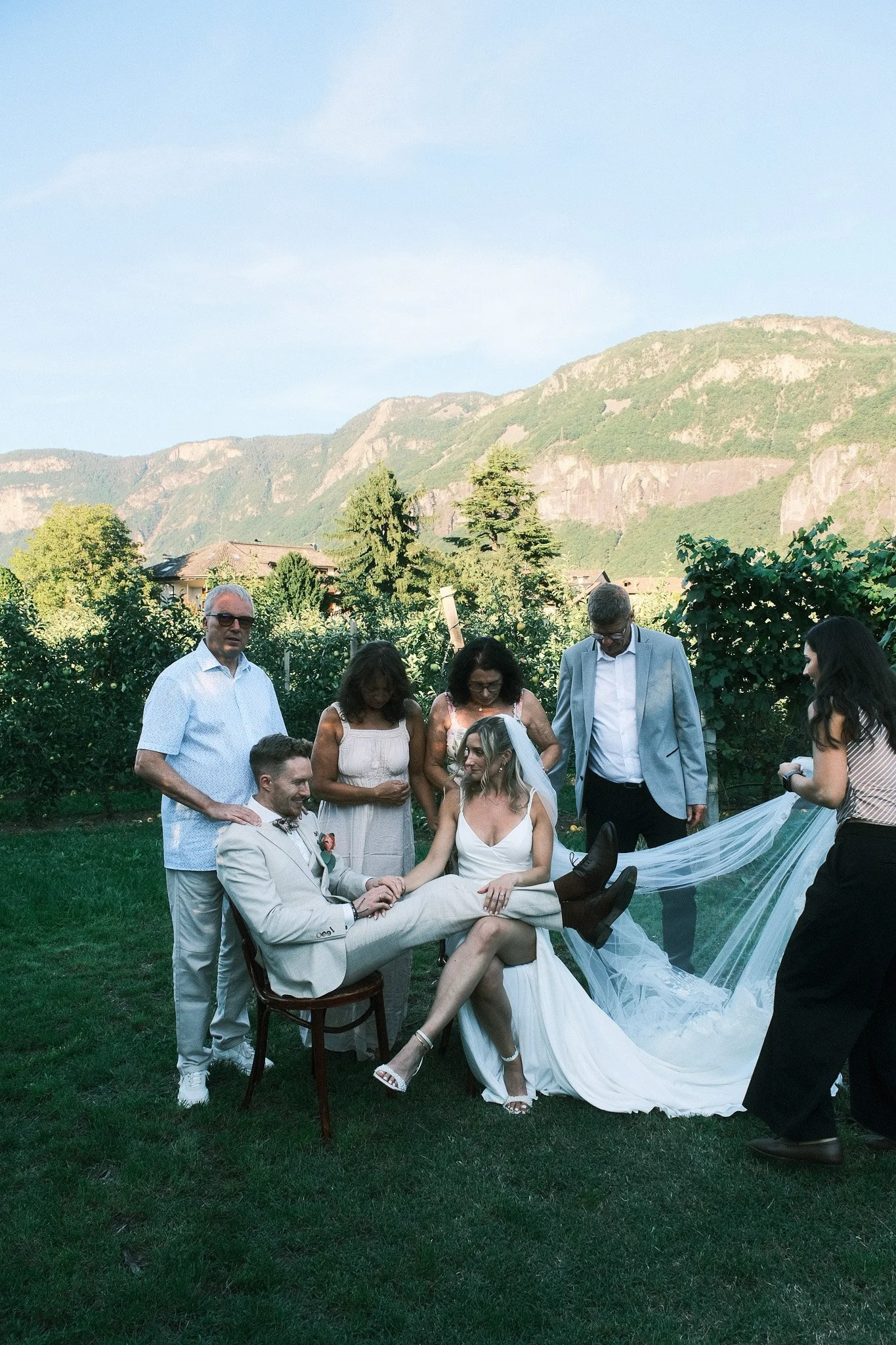 Hochzeitsbild - Familienprotrait