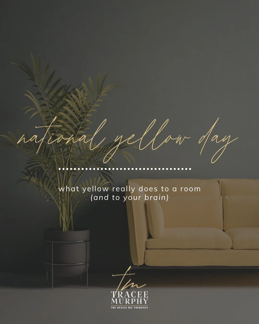 Yellow isn&rsquo;t just a happy color. It&rsquo;s a psychological tool. On National Yellow Day, let&rsquo;s talk about what this color actually does inside a space.

Yellow is associated with optimism, warmth and mental clarity. It activates the brai