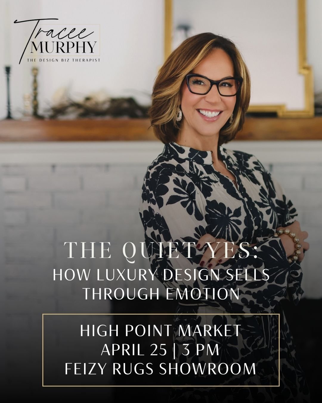 If you&rsquo;re at @highpointmarket, I&rsquo;d love to see you at a conversation I'm moderating today! It's on a topic that most designers experience but rarely talk about openly.

The Quiet Yes: How Luxury Design Sells Through Emotion

📍 Feizy Rugs
