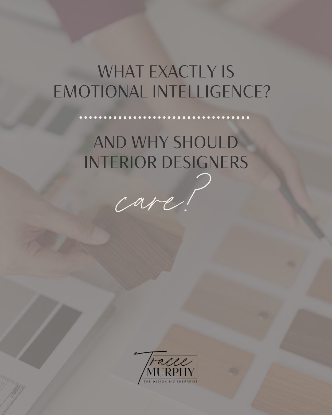 Emotional intelligence is the ability to recognize, understand and manage your own emotions while also understanding and responding effectively to the emotions of others.

And in a profession built on relationships, it's one of the most valuable skil