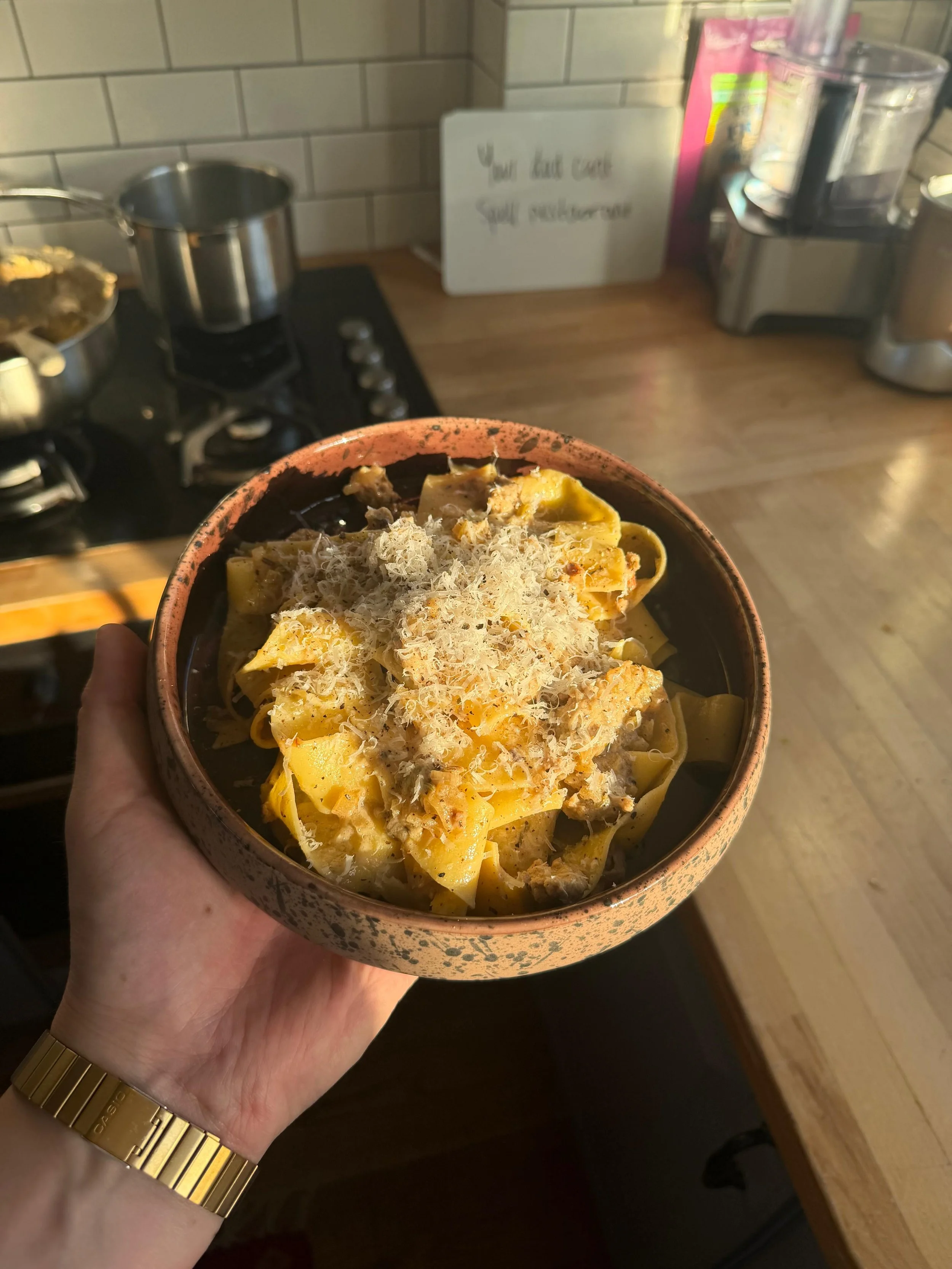 Willy’s White Ragu Pappardelle