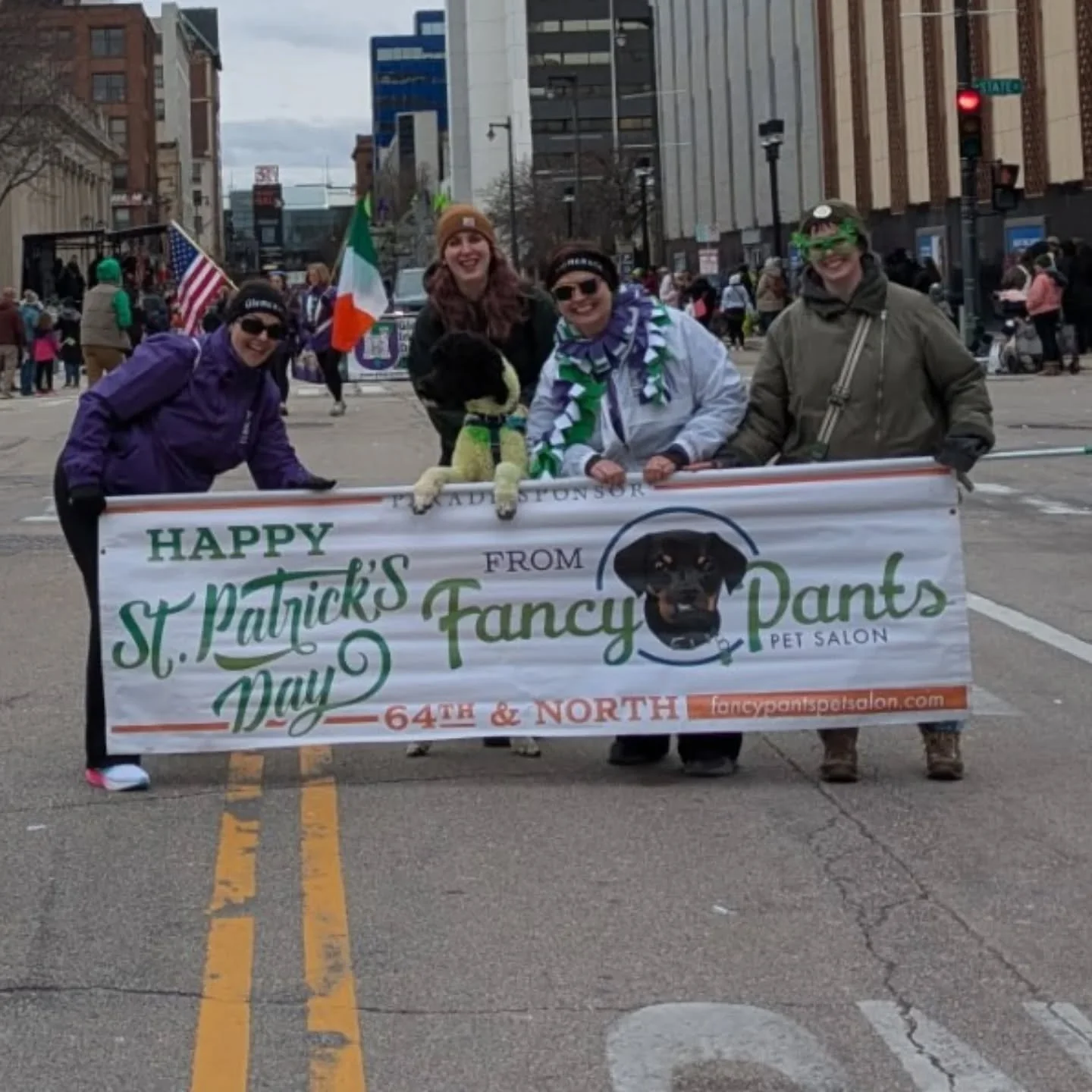 We had a blast today! Thank you to my amazing staff for walking in the parade with me!