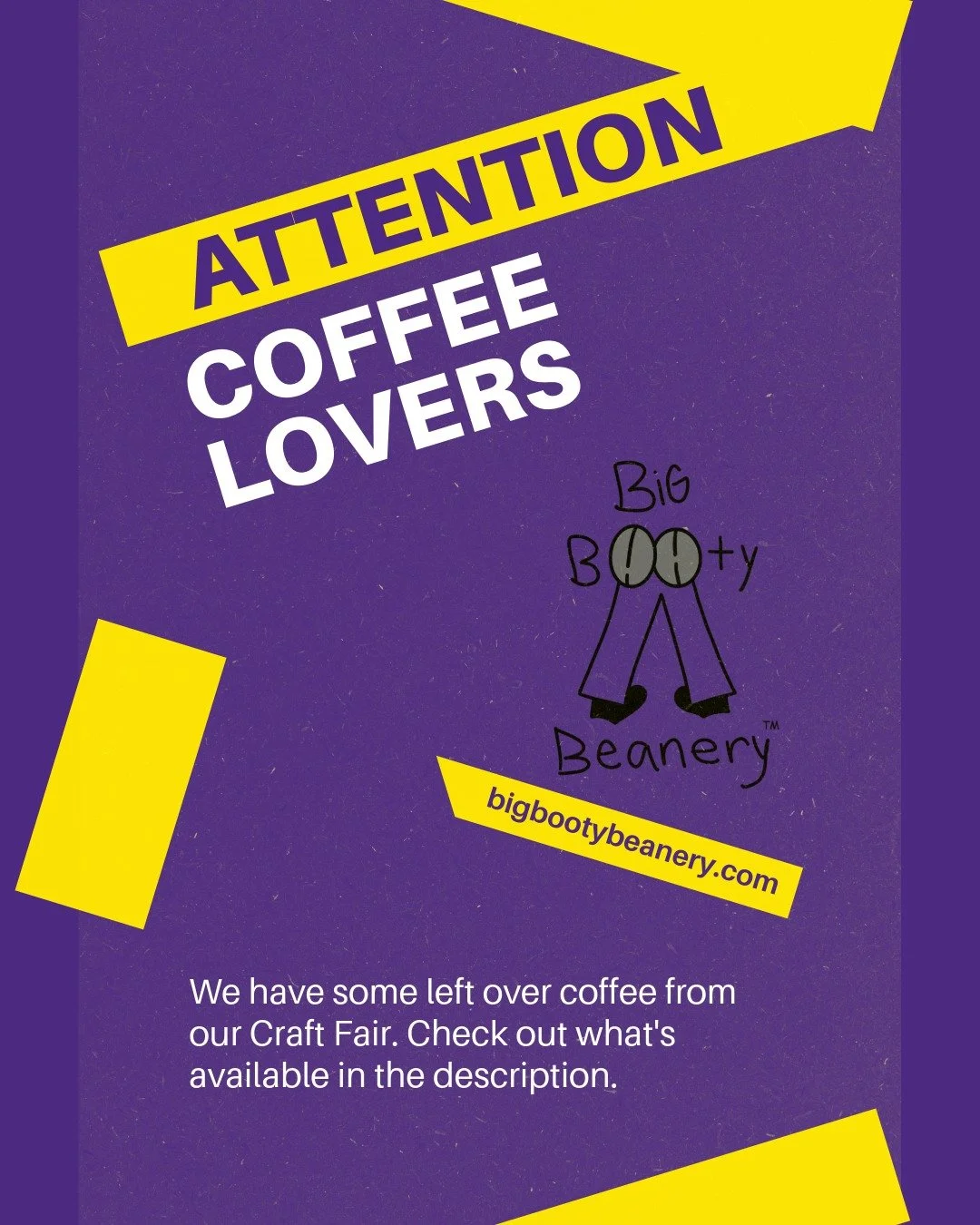 hola!!

The craft fair event went well, but we do have some leftover inventory. These are 1/2-lb bags that make great stocking stuffers! All whole-bean, all roasted, 05 December 2025. 

$10 each. 

Costa Rica
1 Medium Santa's Christmas
1 Medium Cinna