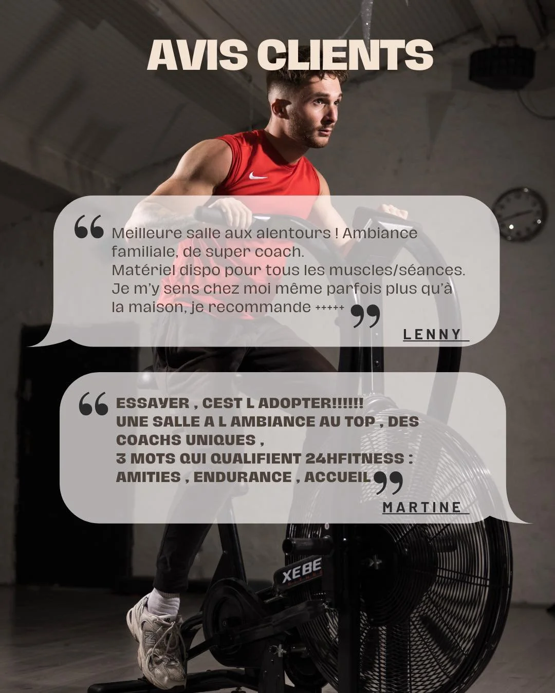 ⭐️ Merci &agrave; tous ceux qui prennent le temps de nous laisser un avis !
&Ccedil;a nous motive autant qu&rsquo;un bon pr&eacute;-workout 💪😅

Et si toi aussi tu veux nous faire transpirer de bonheur (sans burpees cette fois 🙏), laisse ton avis s