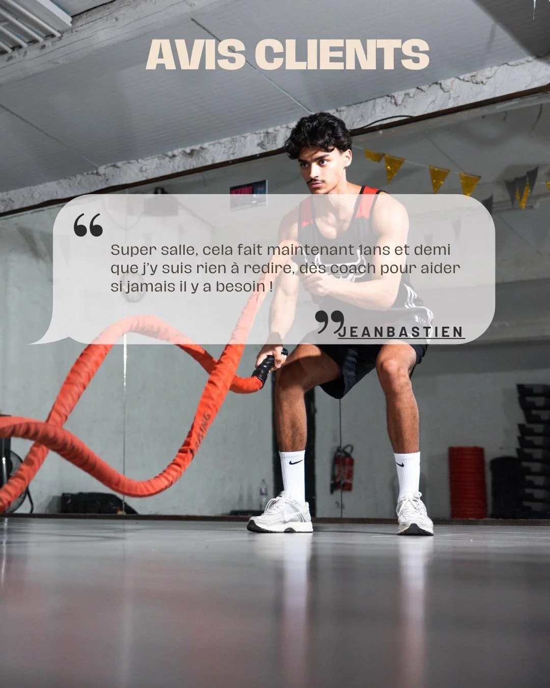 Un avis, &ccedil;a fait la diff&eacute;rence 🔥
Vous aimez le club ?
👉 Dites-le en commentaire ou sur Google ⭐⭐⭐⭐⭐