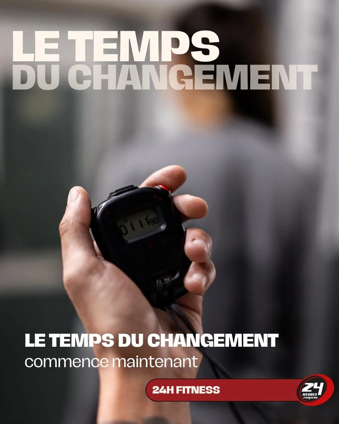 ⏱️ Le temps du changement.

Chaque objectif commence par une d&eacute;cision : celle de commencer.
Pas demain. Pas lundi. Aujourd&rsquo;hui.

Chaque s&eacute;ance, chaque minute, chaque effort te rapproche de la meilleure version de toi-m&ecirc;me. ?