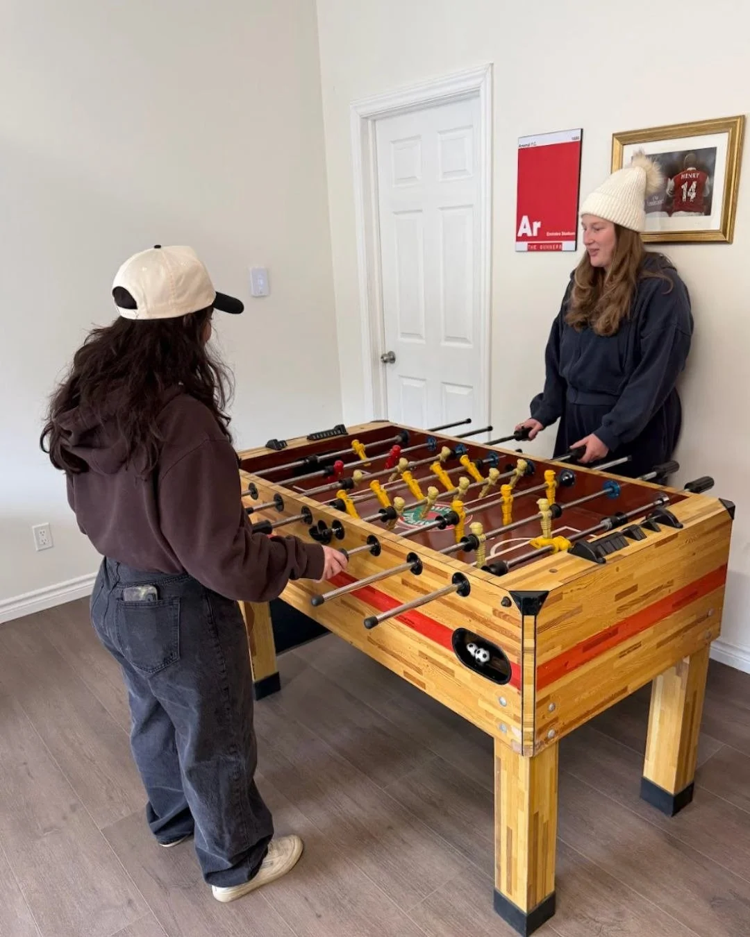 It's game on at Skipping Rock... Right in the Loft garage! 

Our cozy cottages come with the ultimate games room &mdash; complete with air hockey and foosball &mdash; perfect for a little friendly competition with your bestie, cousins, siblings, or f