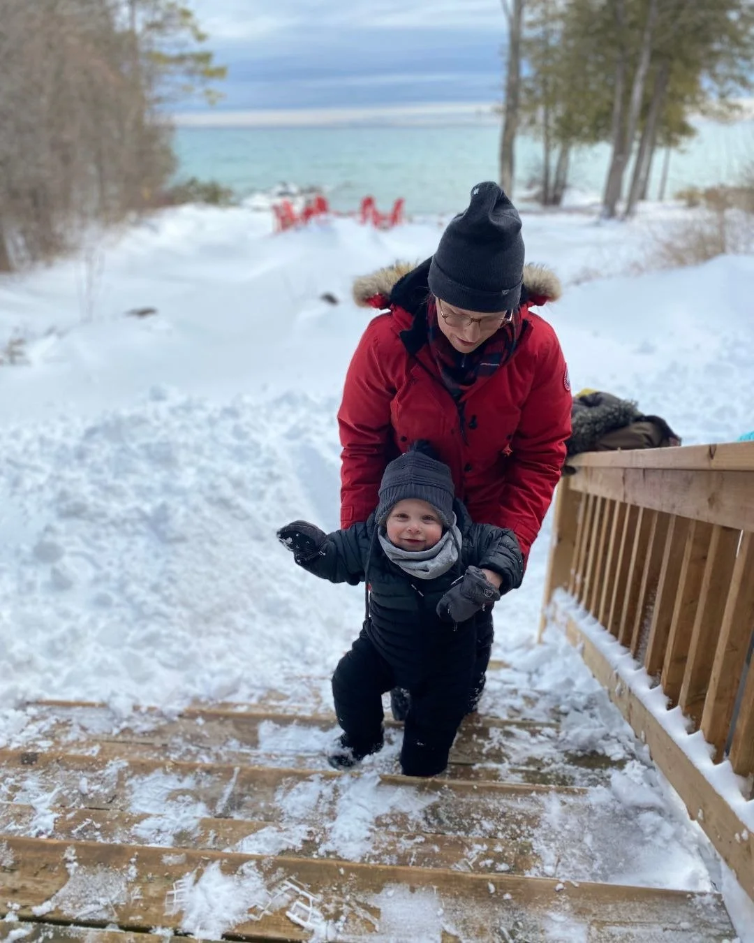The kids are outside building snowmen. ☃️
Little mittens packing snow.
Big laughs echoing across the yard.

Boot prints everywhere. Carrots disappearing. Someone insisting the snowman needs &ldquo;just one more&rdquo; snowball.

March at the cottage 