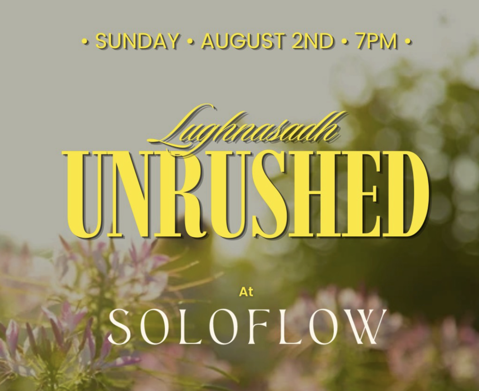 Unrushed Solo Flow