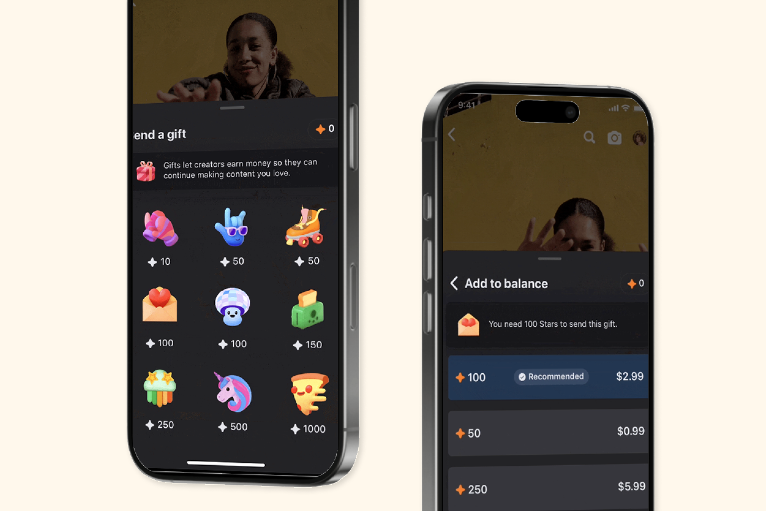 Facebook - Stars + Gifts