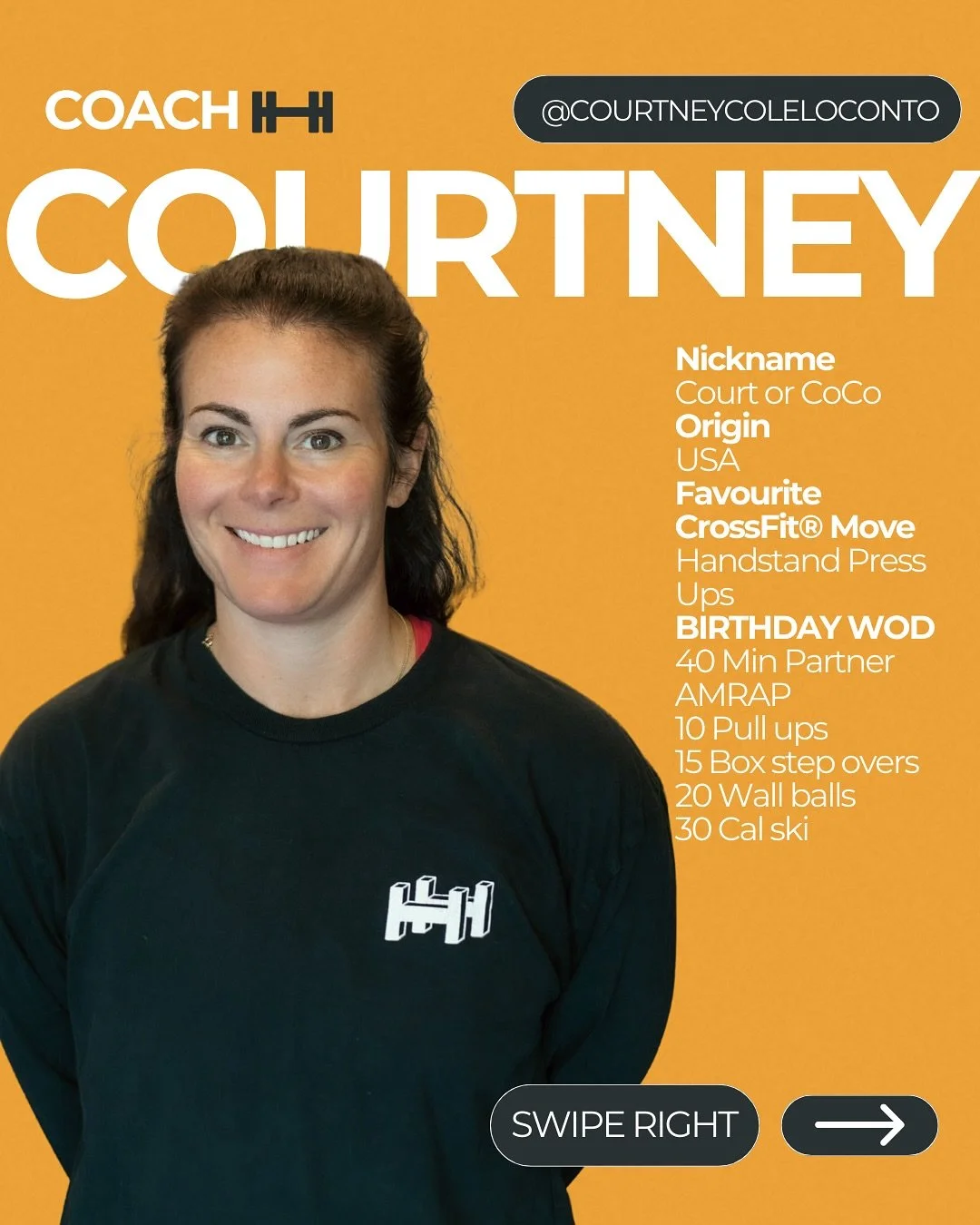 ⭐️ COACH SPOTLIGHT ⭐️

For nearly 2 years, Courtney has been a part of the Shapesmiths coaching team, starting out as a CrossFit Kids Coach and bringing her energy to the whole community! 🌍✨

With a passion for travel and adventure, she&rsquo;s alwa