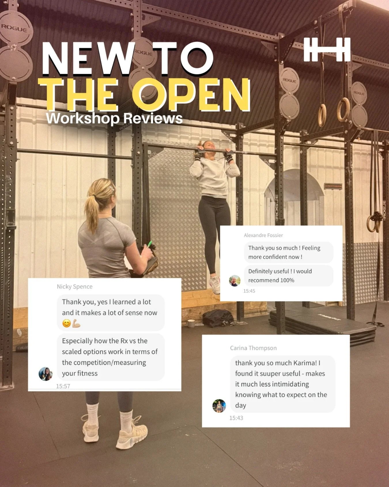 💥 Huge shoutout to everyone who joined our &lsquo;New to the Open&rsquo; workshop with Coach Karima! 💥

We&rsquo;ve had amazing feedback from members who walked away feeling more confident, better prepared, and ready to take on the CrossFit Open! ?