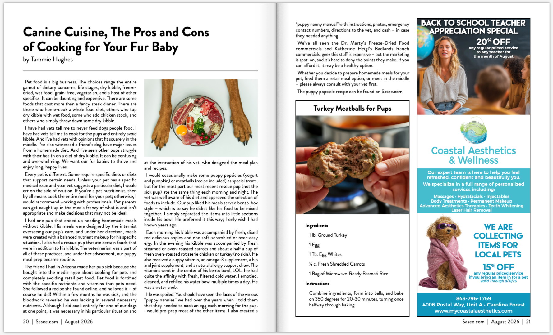 Canine Cuisine, The Pros and Cons of Cooking For Your Fur Baby