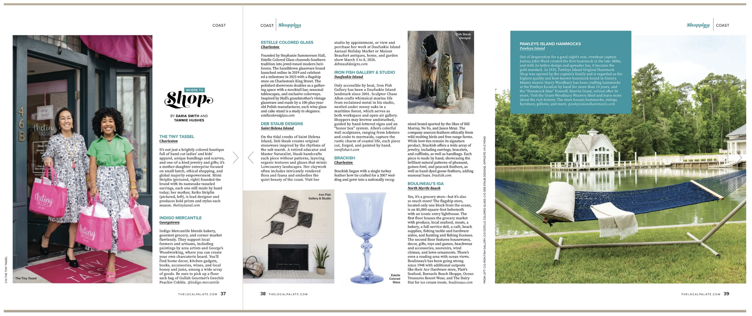 The Local Palate Magazine SC Insiders Giuide Coast Shopping