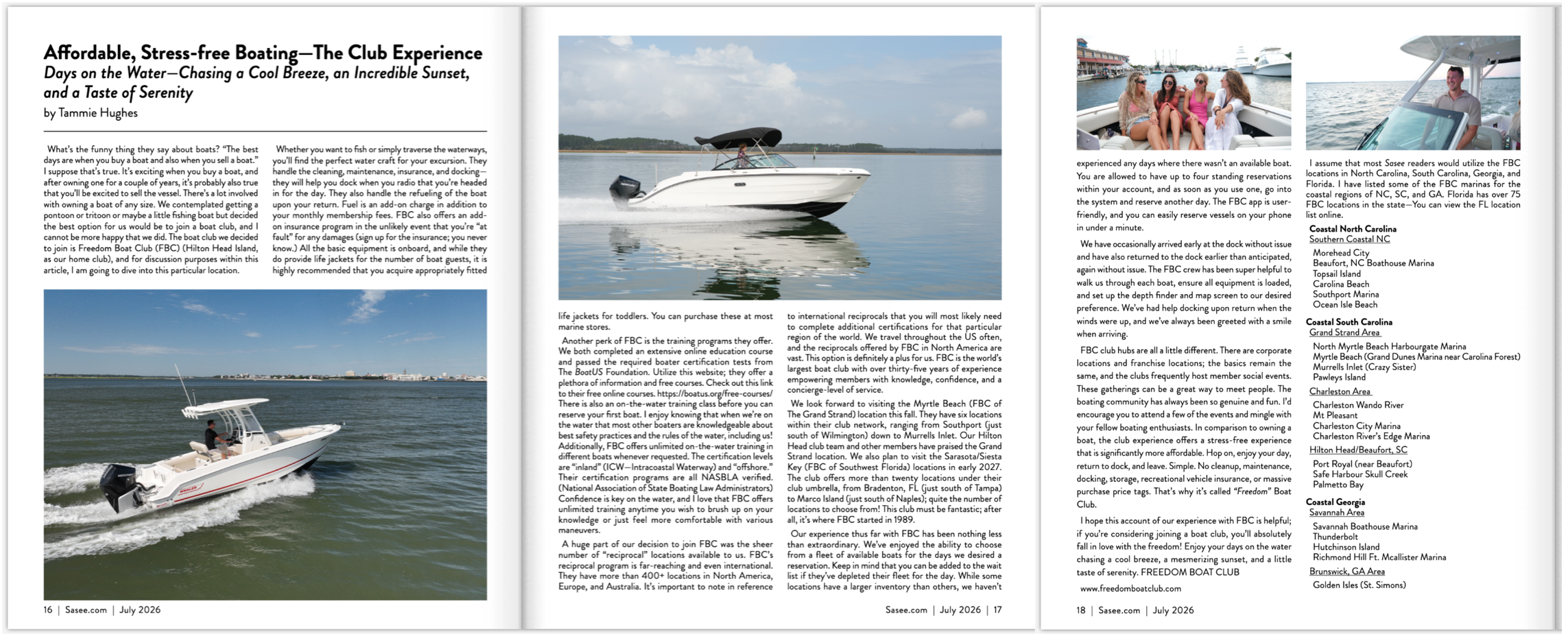 Affordable, Stress-free Boating—The Club Experience
