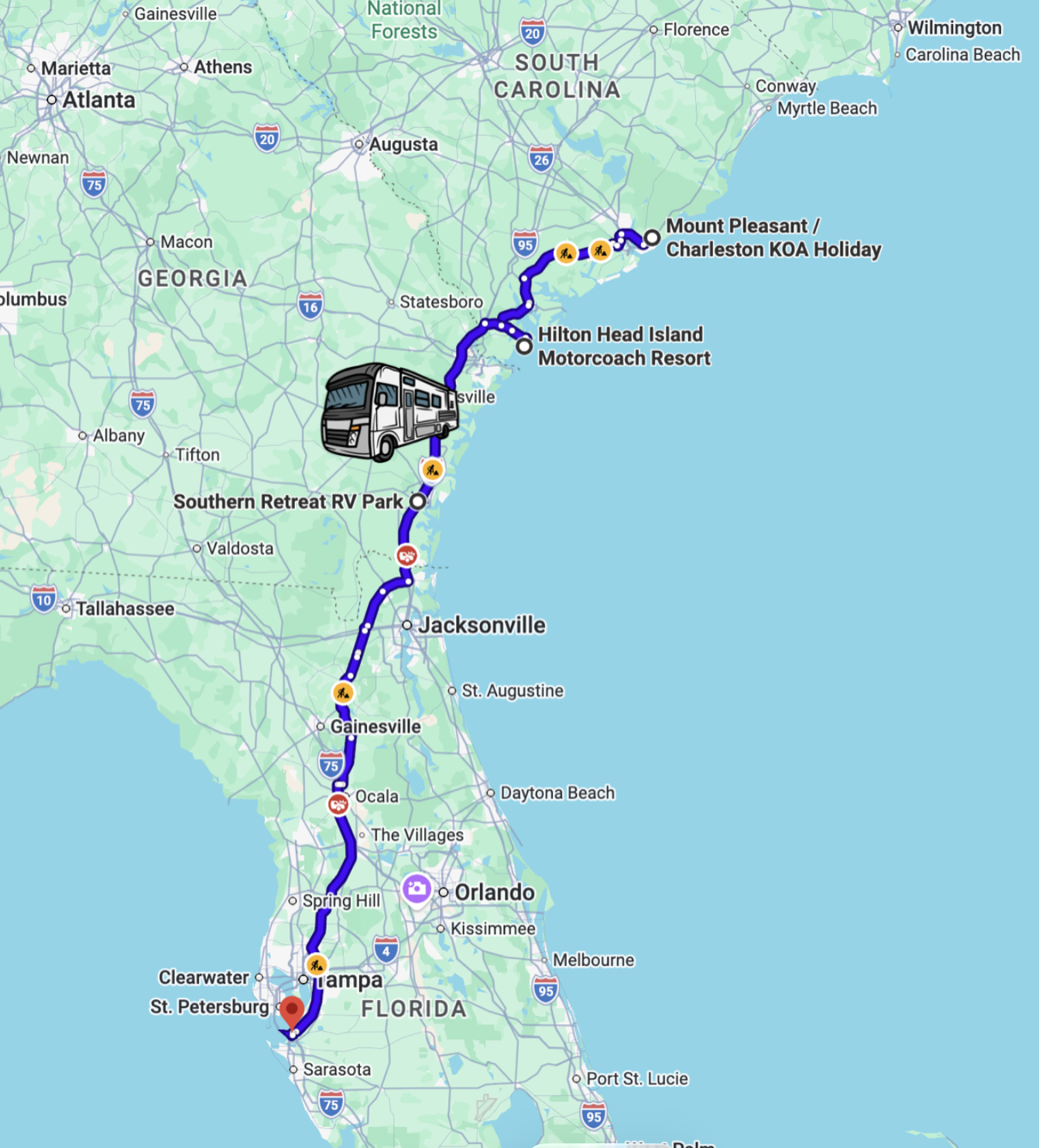 Roadtripping Sights and Bites—RV Trip