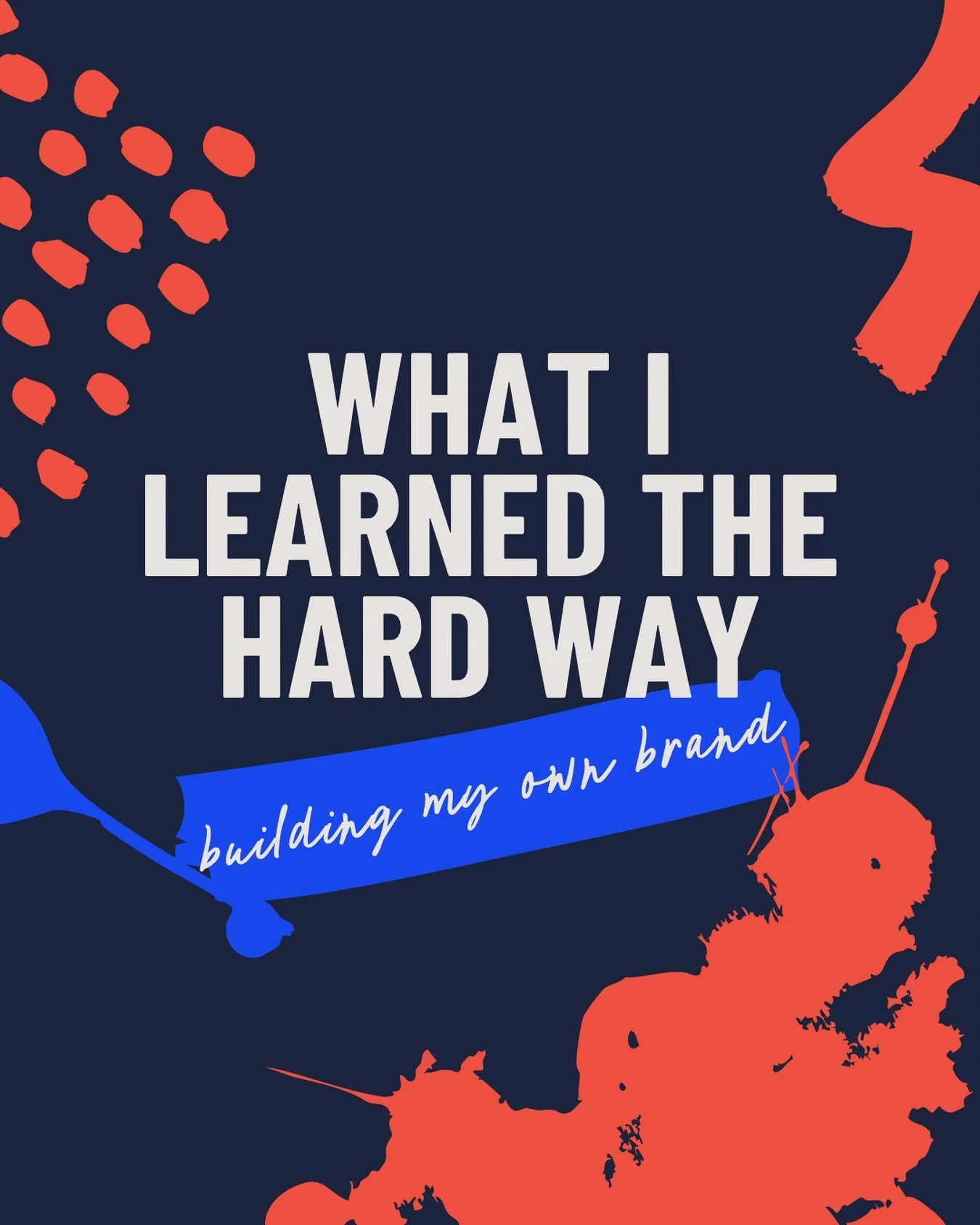 Listen up, babes&hellip;
 I didn&rsquo;t just decide to become a brand strategist and designer one day. I earned it the messy way - by building three businesses and making every branding mistake in the book.

When I had my cake business 🍰 I thought 