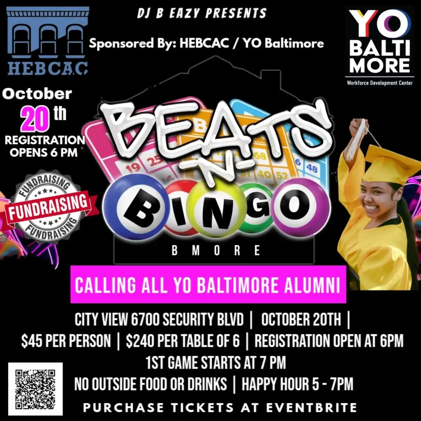 We are just one week away from our Beats N Bingo fundraiser. Get your tickets now! #explorepage #baltimorecity #eastbaltimore #fundraiser #nonprofit #youth #beatsnbingo
