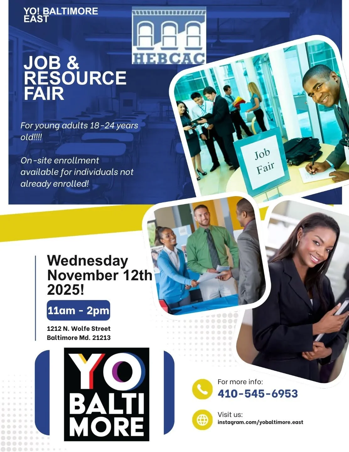 Stayed tuned for our next job fair!