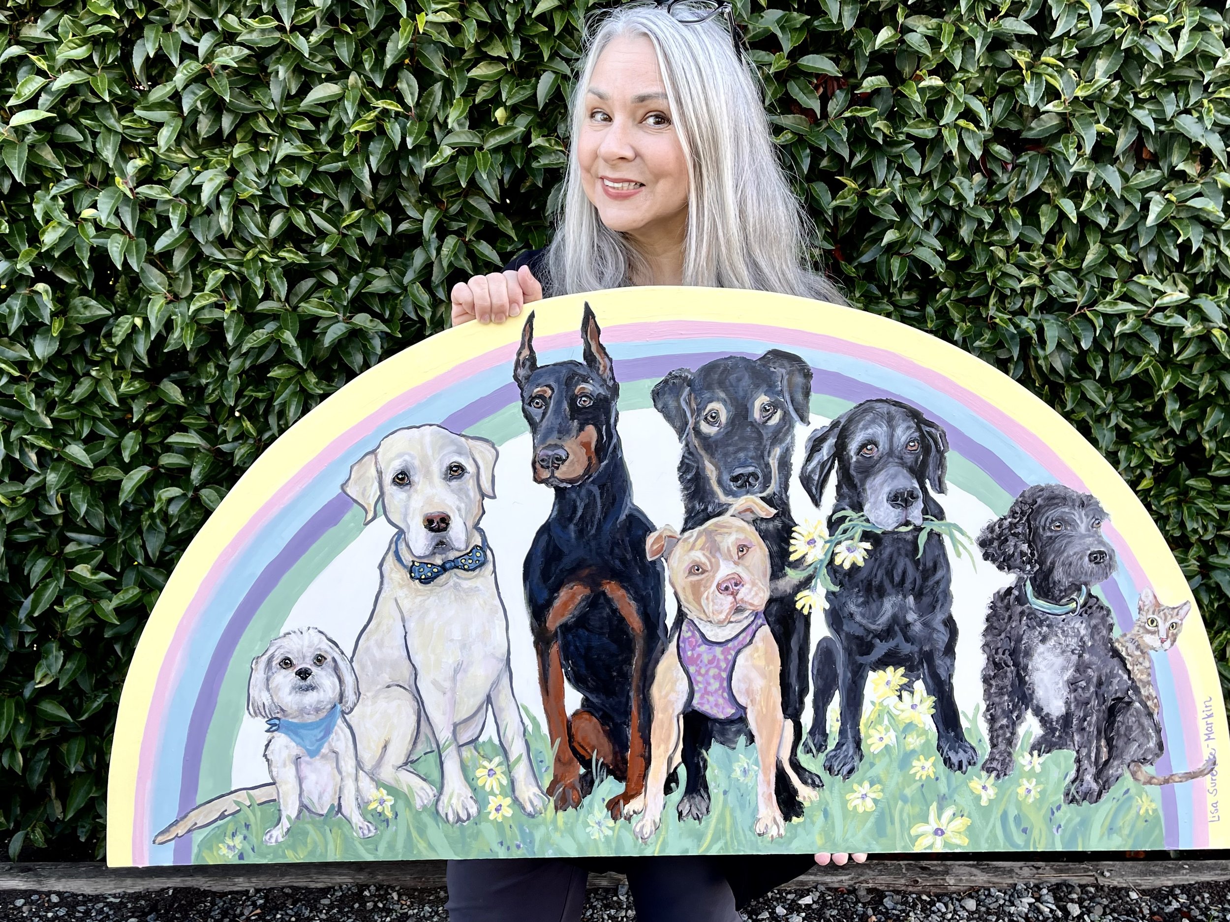 Side two - Neighborhood Pet Memorial Community Art
