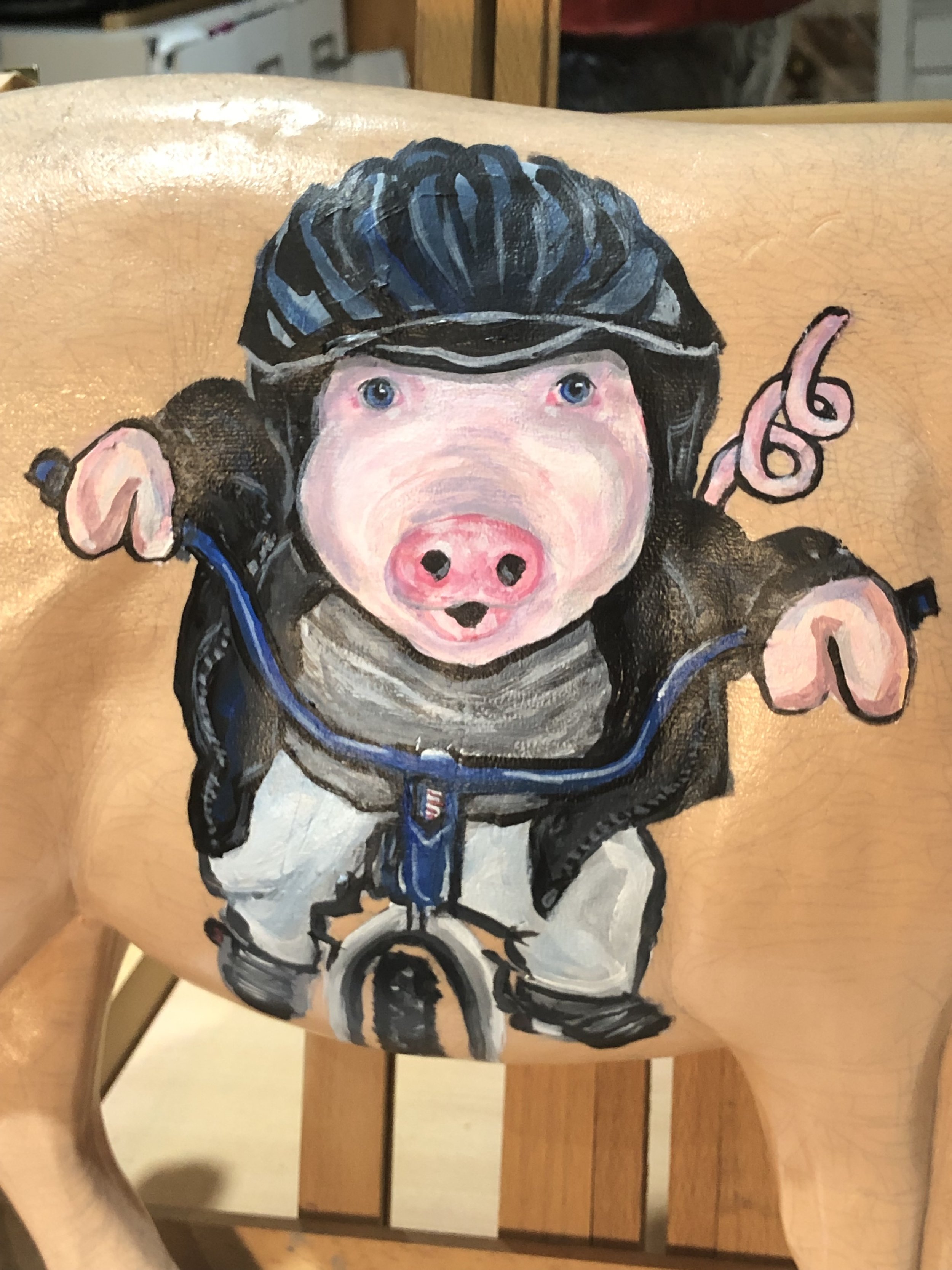 (Detail) of The Pig on a Pig
