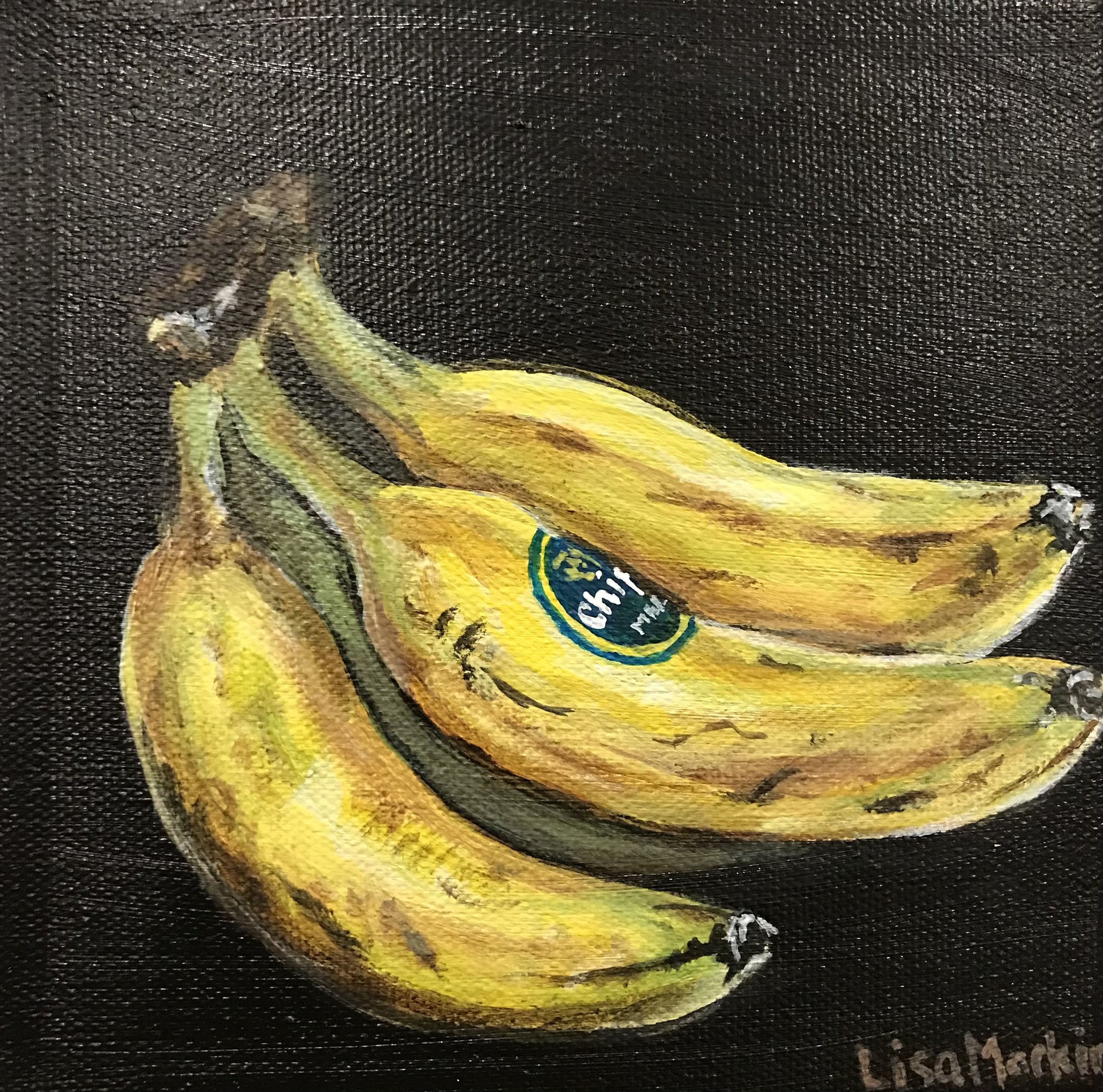 Yes, this was a Painting for my own Mom for Mother’s Day.  She may have been 1/2 Monkey, as she ate more than her fair share of bananas!! 


 