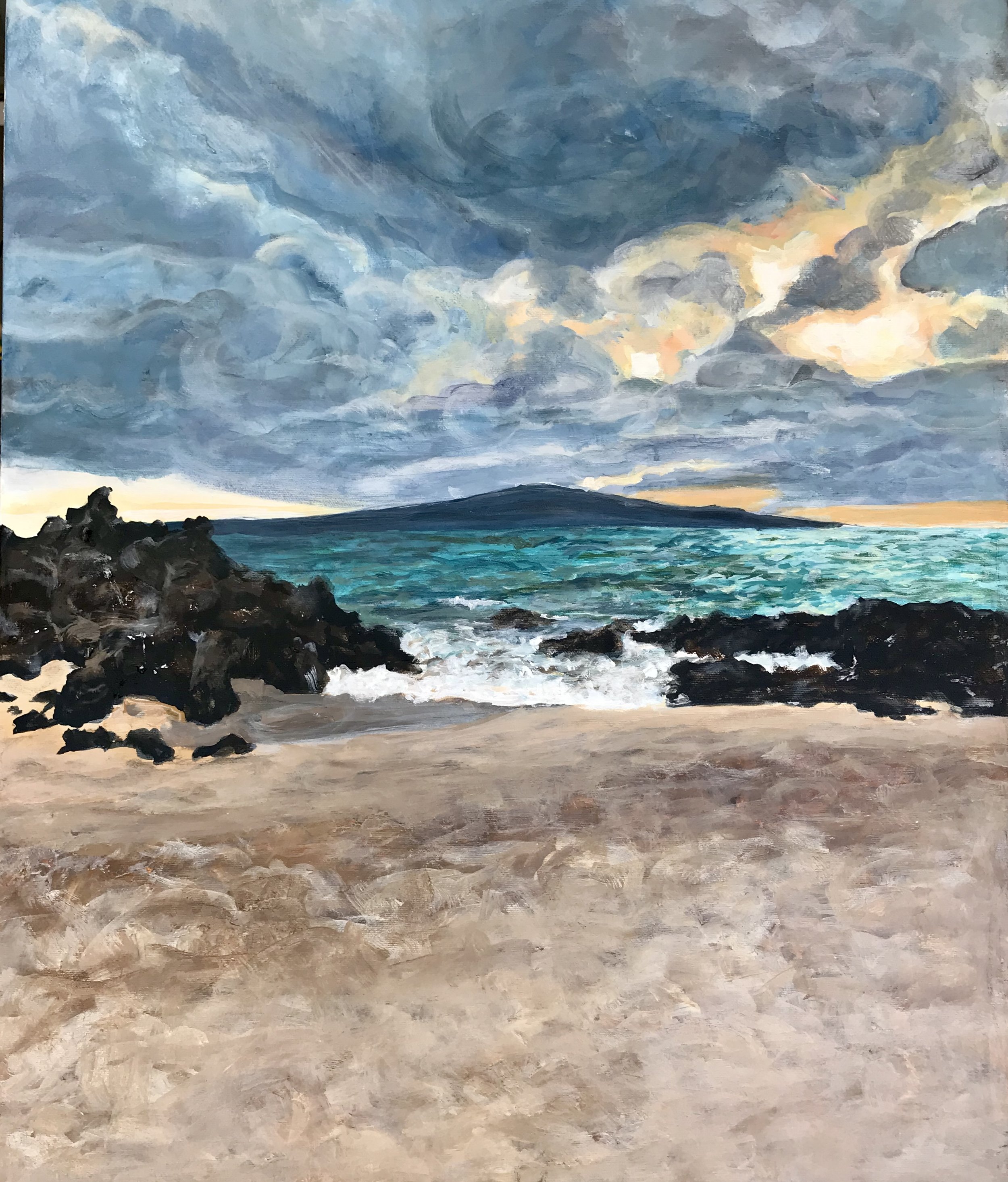 She said “YES” beach! 
