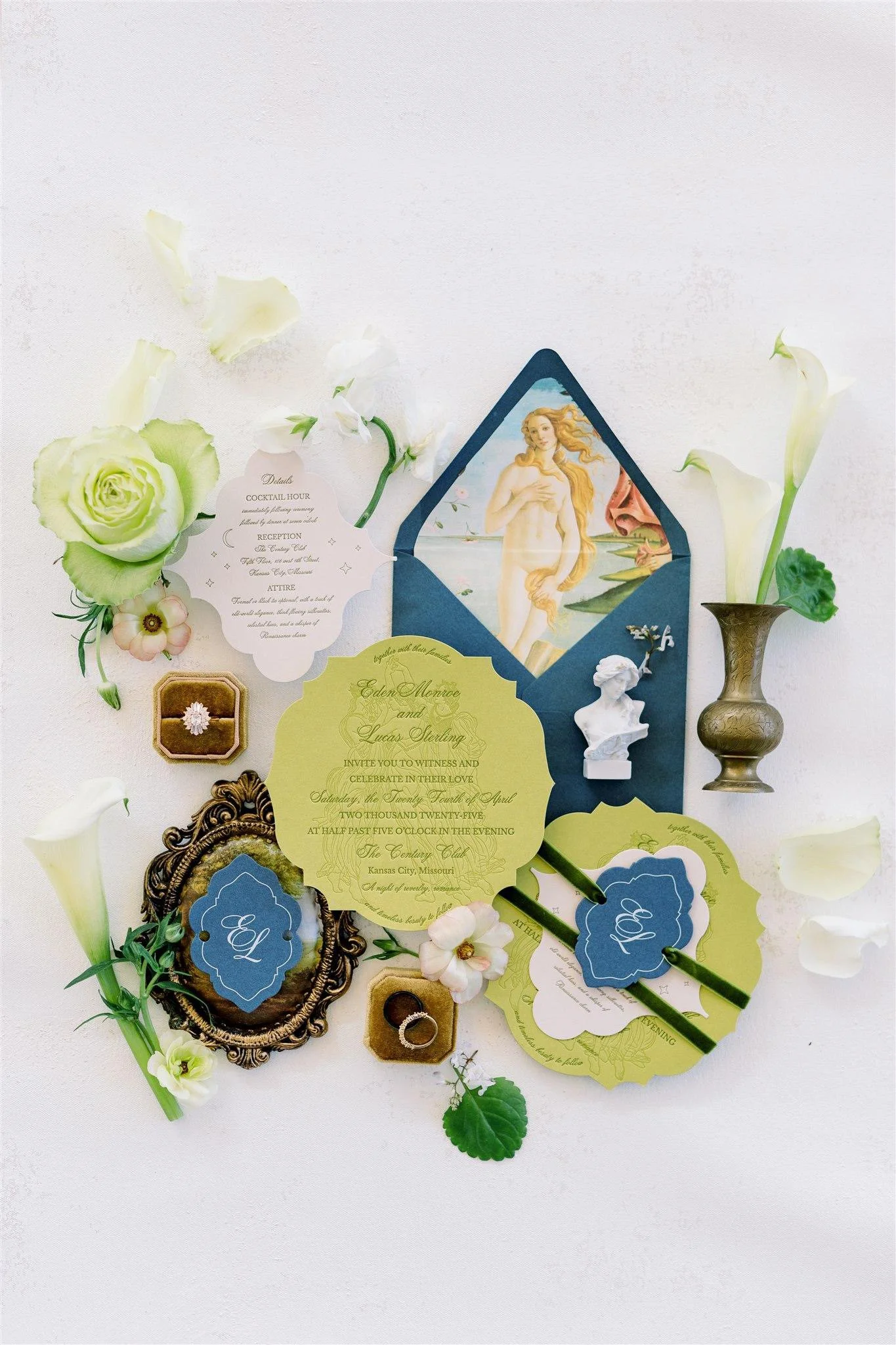 luxury colorful wedding invitations in letterpress