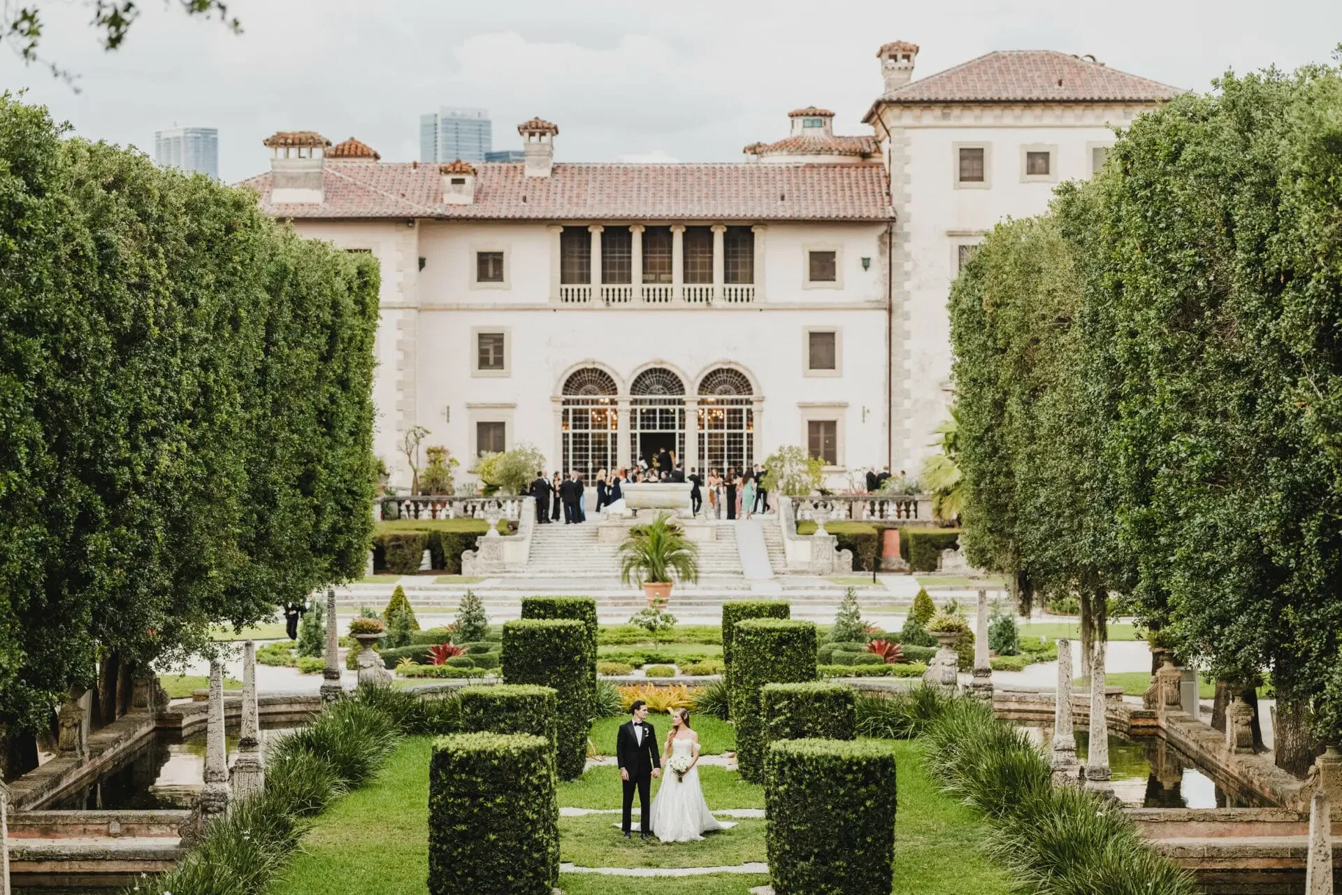 wedding at vizcaya museum in miami florida