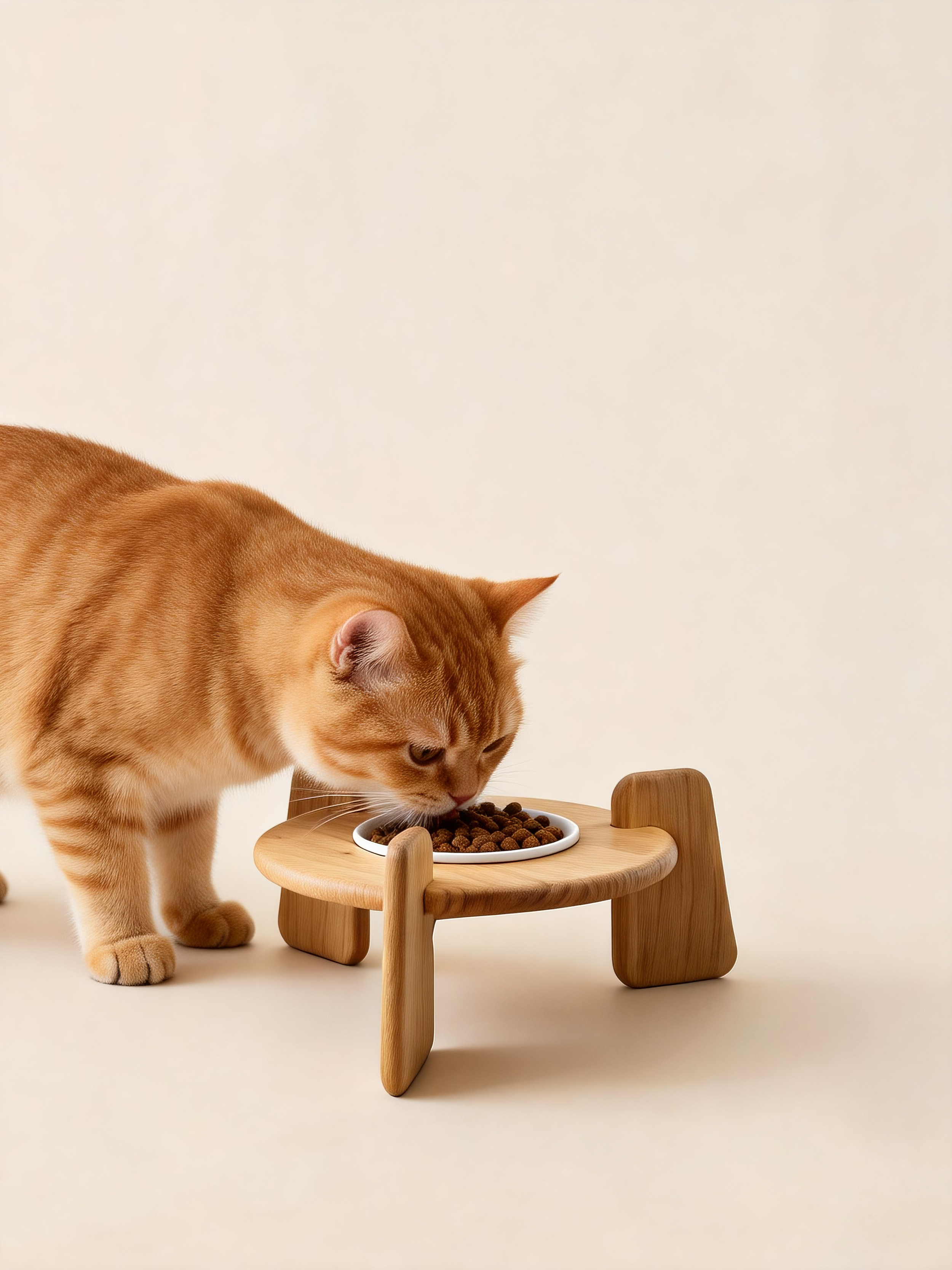 jimeng-2026-01-17-5853-让一只英短橘猫在吃猫碗里面的猫粮.png