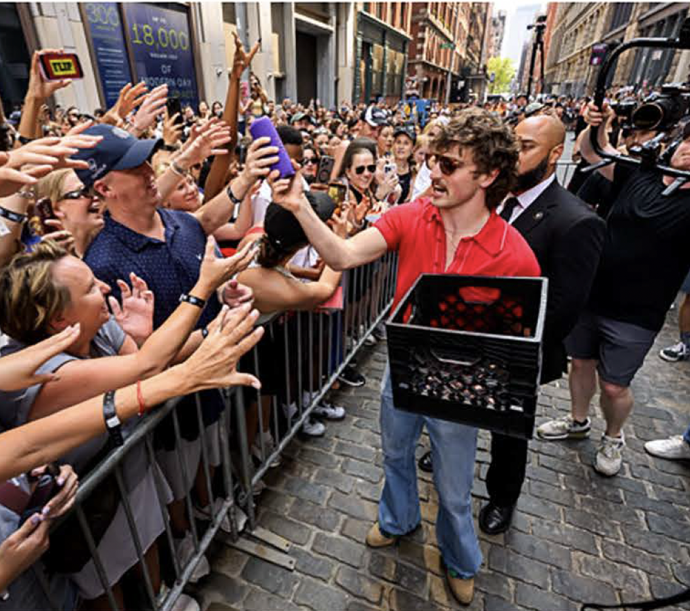 Benson handing out flips.png