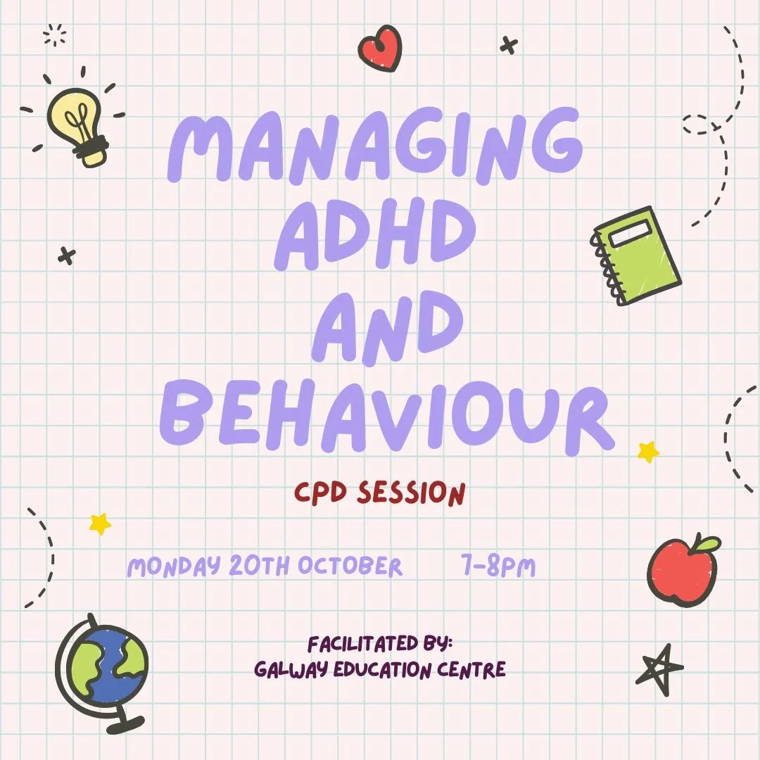 My CPD session is in one week! Have you signed up yet?

This session will be fantastic - I'll be challenging the negative connections between ADHD and behaviour. We'll be exploring what ADHD looks like, how it shows up for students and how this relat