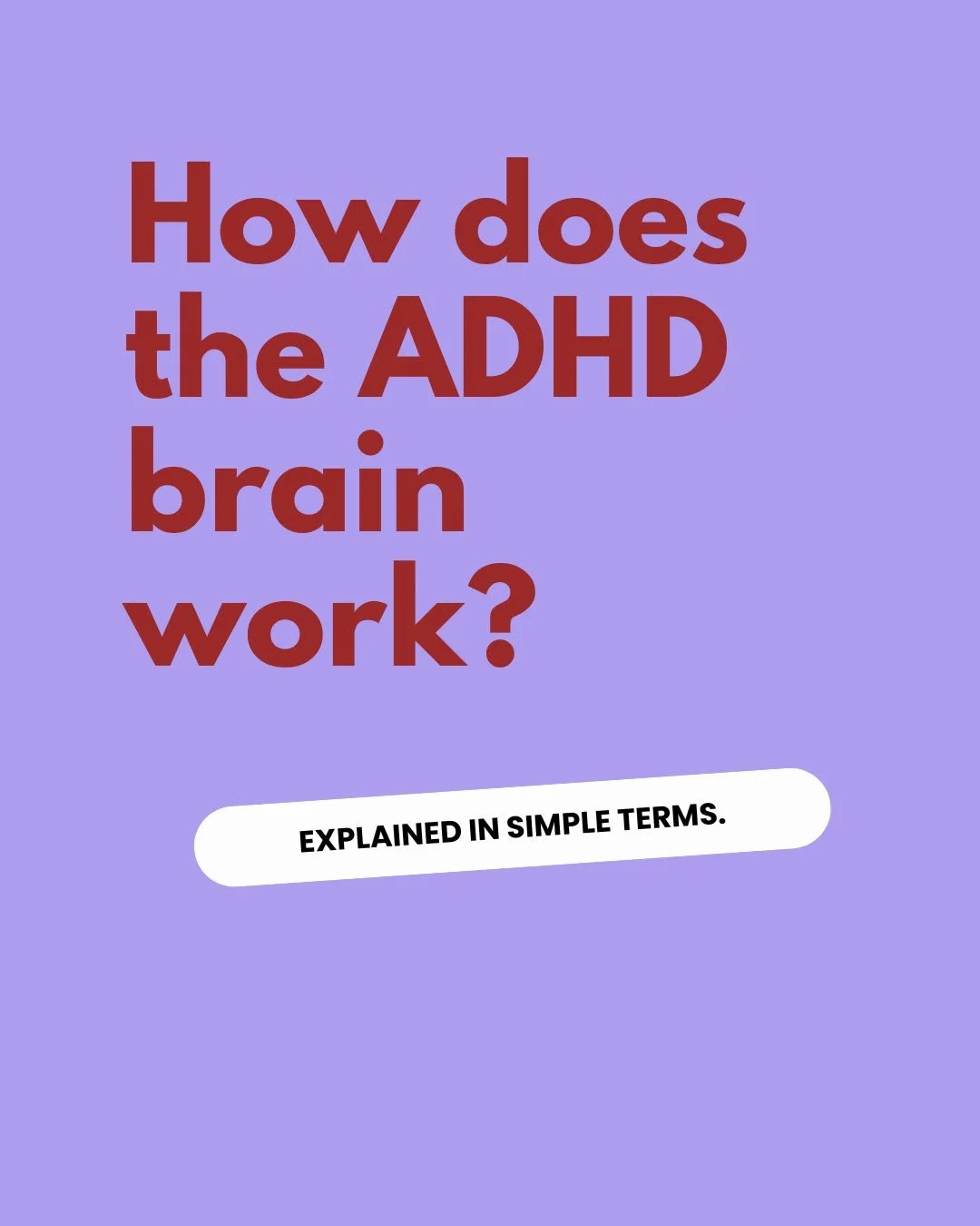 Whether you have an ADHD brain or you're supporting someone who does - understanding how it works is the first step in working with an ADHD brain. 

NICE is the best acronym I've come across to explain my brain and how it works. Once I understood thi