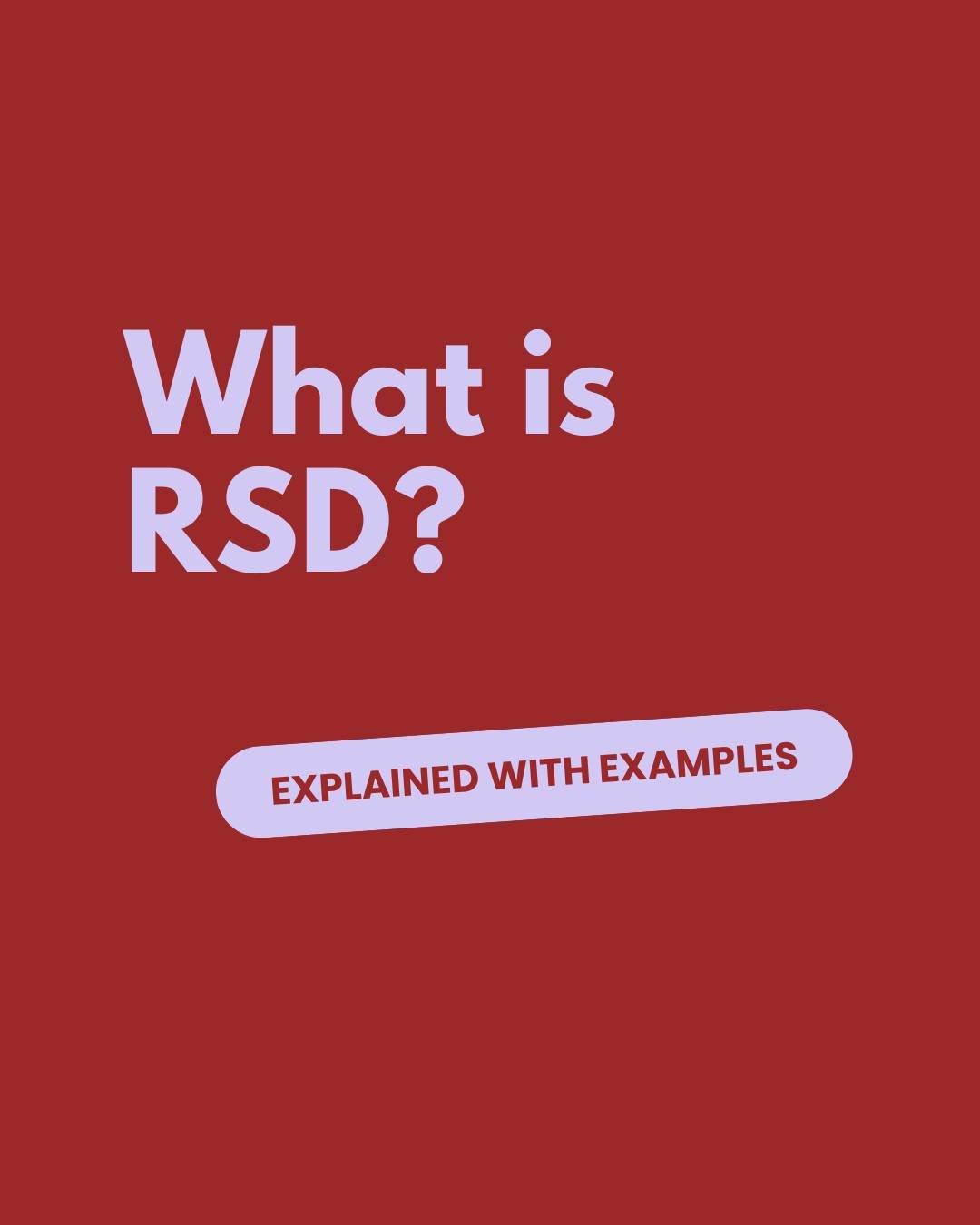 We can't talk about ADHD and Love without talking about RSD!

It's a big part of our challenges - but one that can significantly impact our relationships. Understanding it is the first start. 
#AdultADHD

#ADHD
#Neurodivergent
#RSD
#Valentines