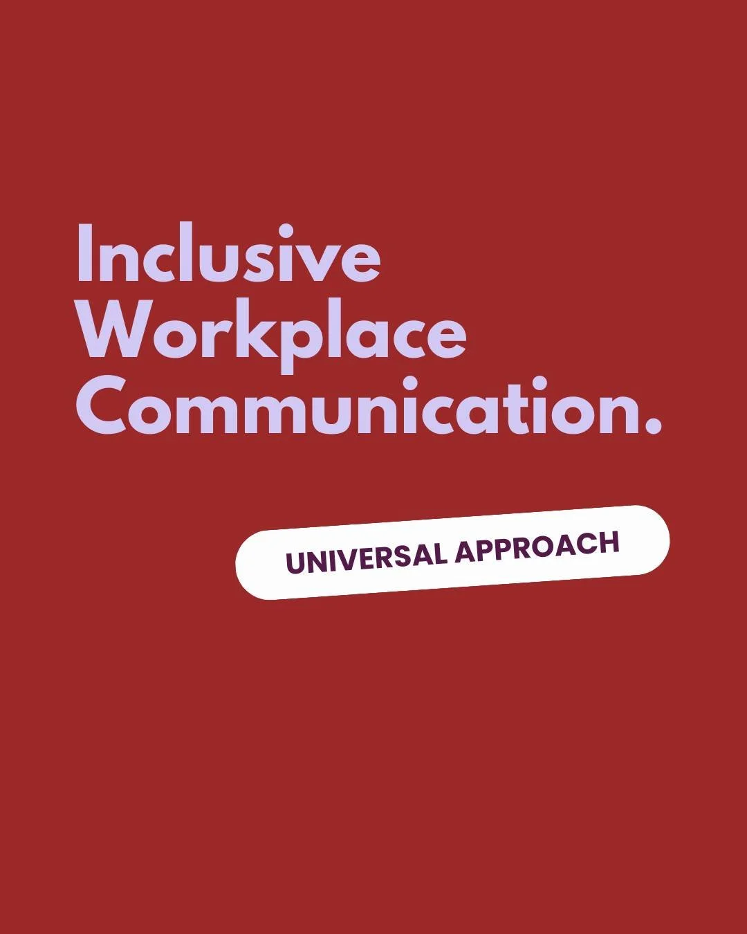Creating an inclusive workplace is surprisingly simple - communication is key! Here's one of the simpliest strategies that can be incorporated to make communication clear and accessible to neurodivergent staff. 

#NeurodiversityAtWork #WorkplaceMenta