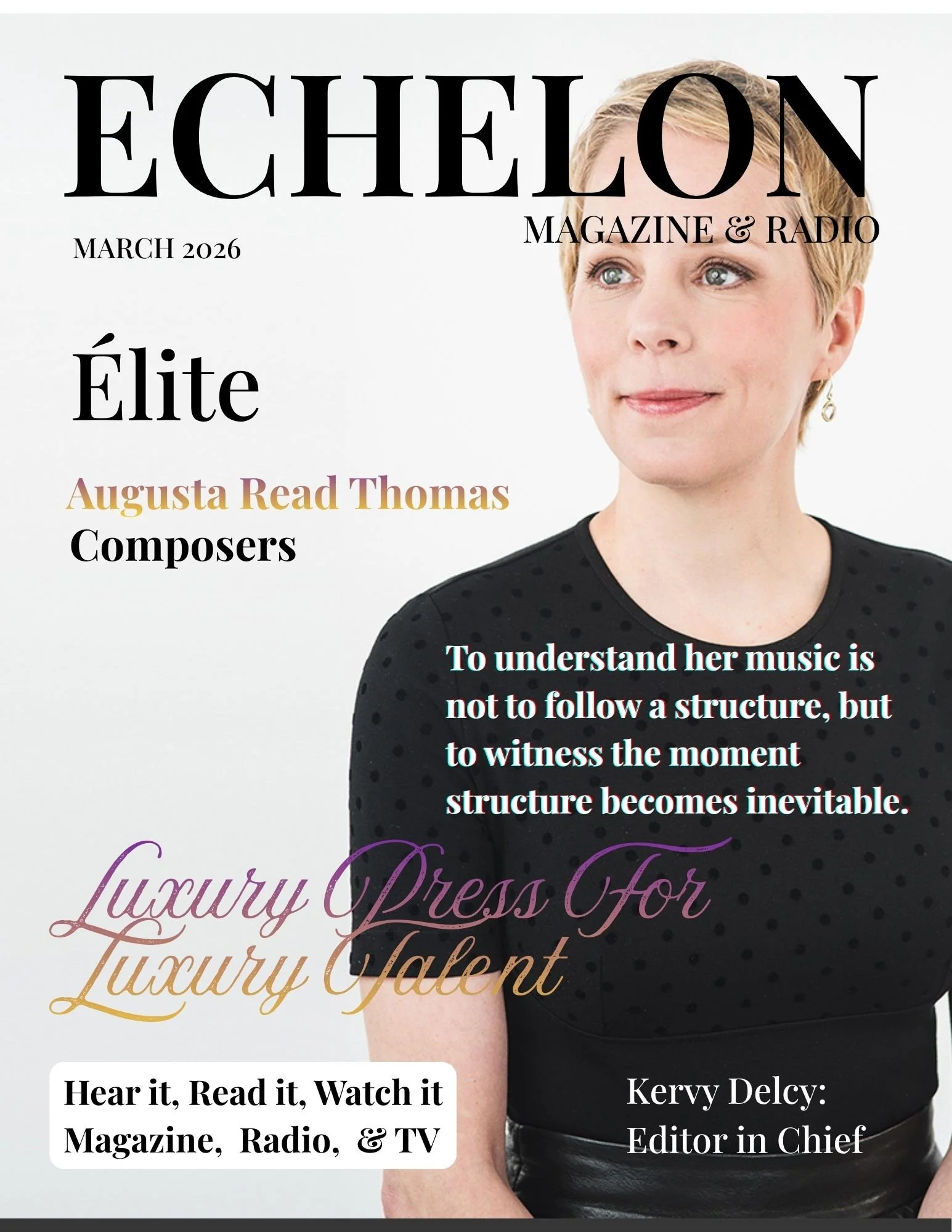 Augusta Read Thomas: Poet of Light and sound