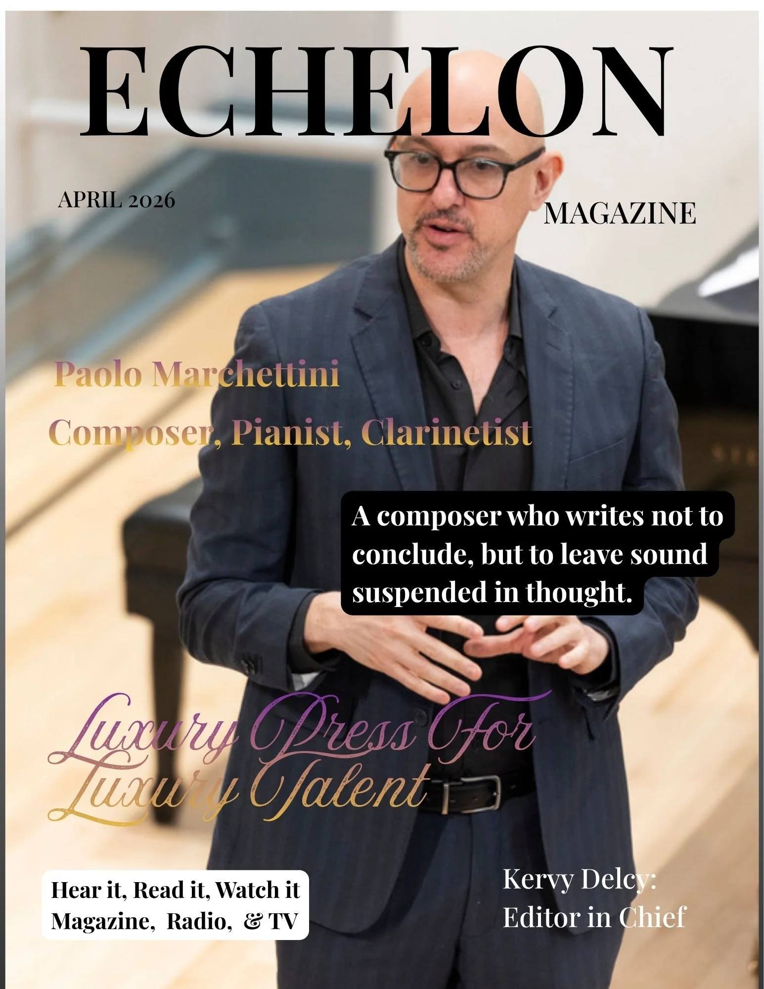 PAOLO MARCHETTINI AND THE LIVING LANGUAGE OF MUSIC