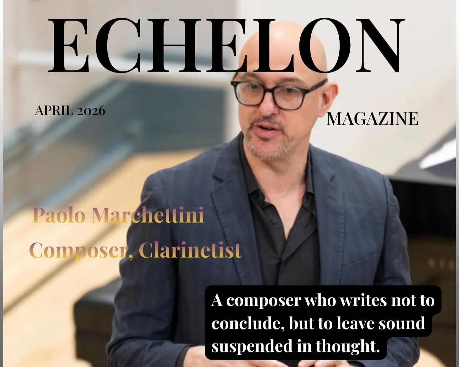PAOLO MARCHETTINI AND THE LIVING LANGUAGE OF MUSIC