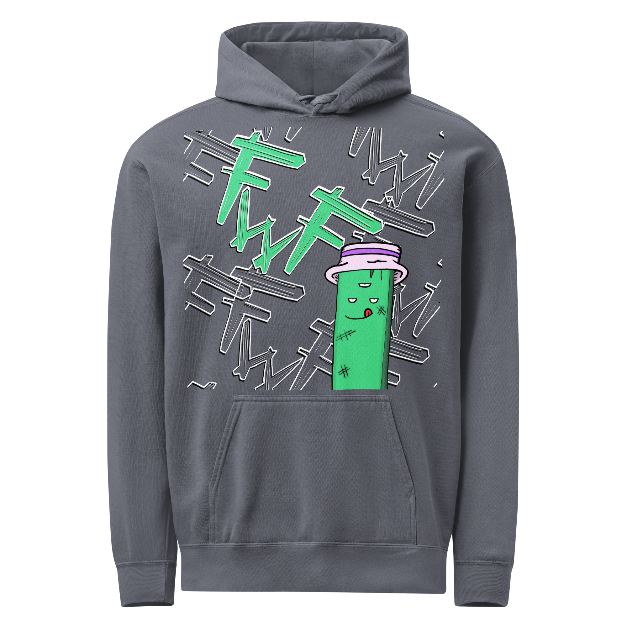 FWF #0595 Unisex Garment-Dyed Hoodie