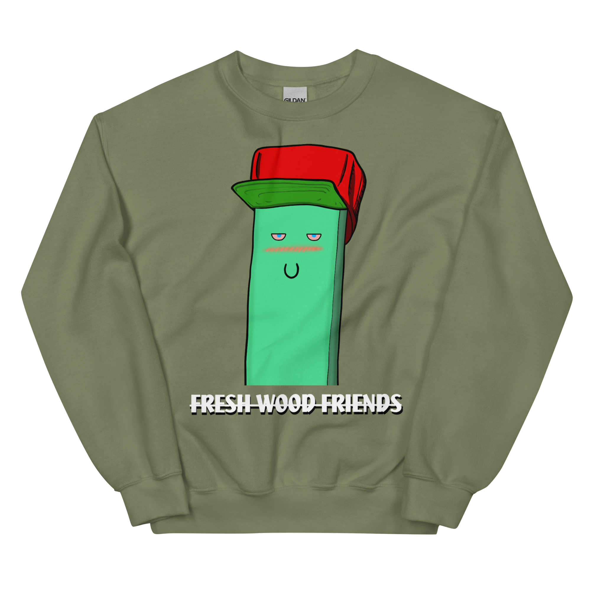 unisex-crew-neck-sweatshirt-military-green-front-6982e38fe2930.png