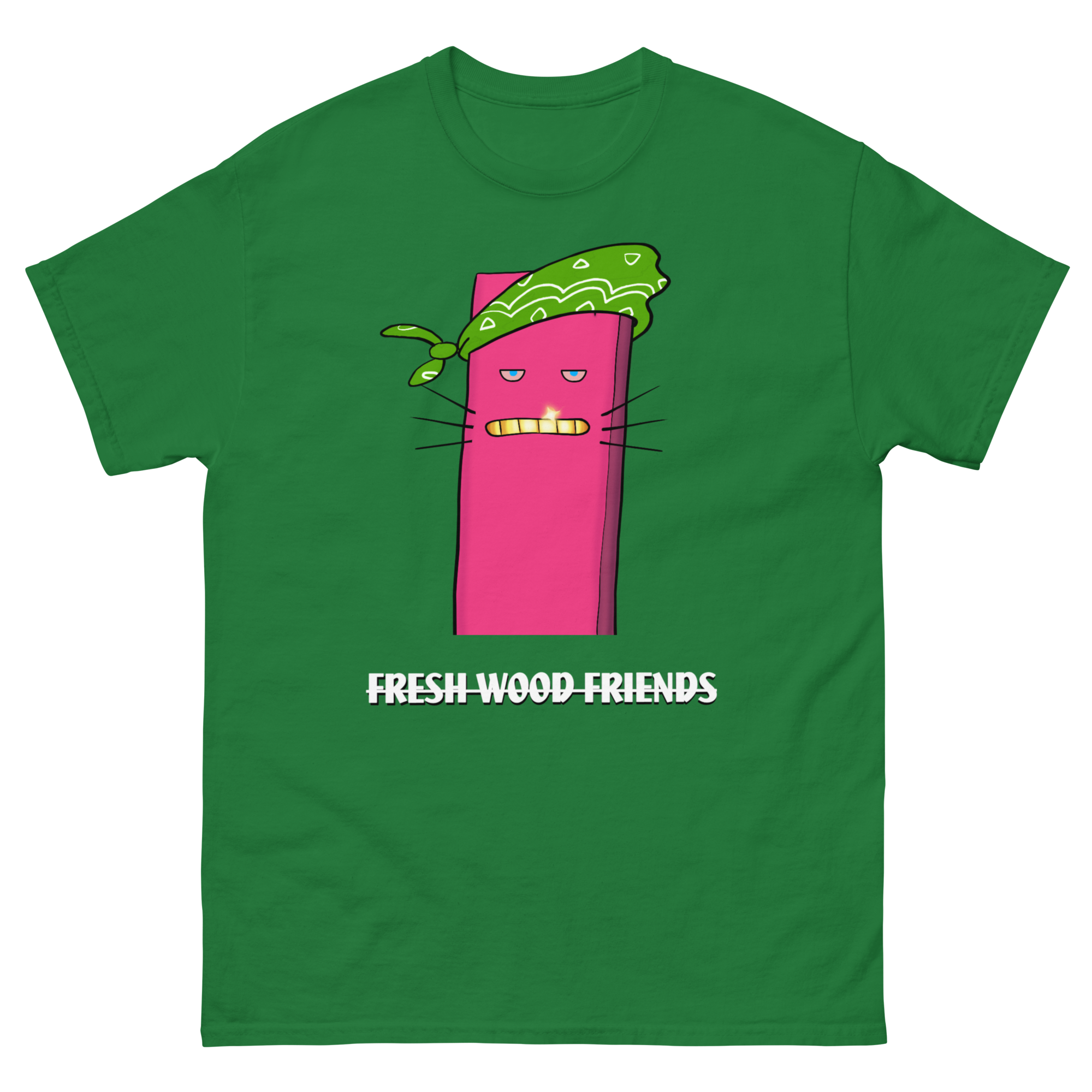 unisex-classic-tee-turf-green-front-6982eaaede430.png