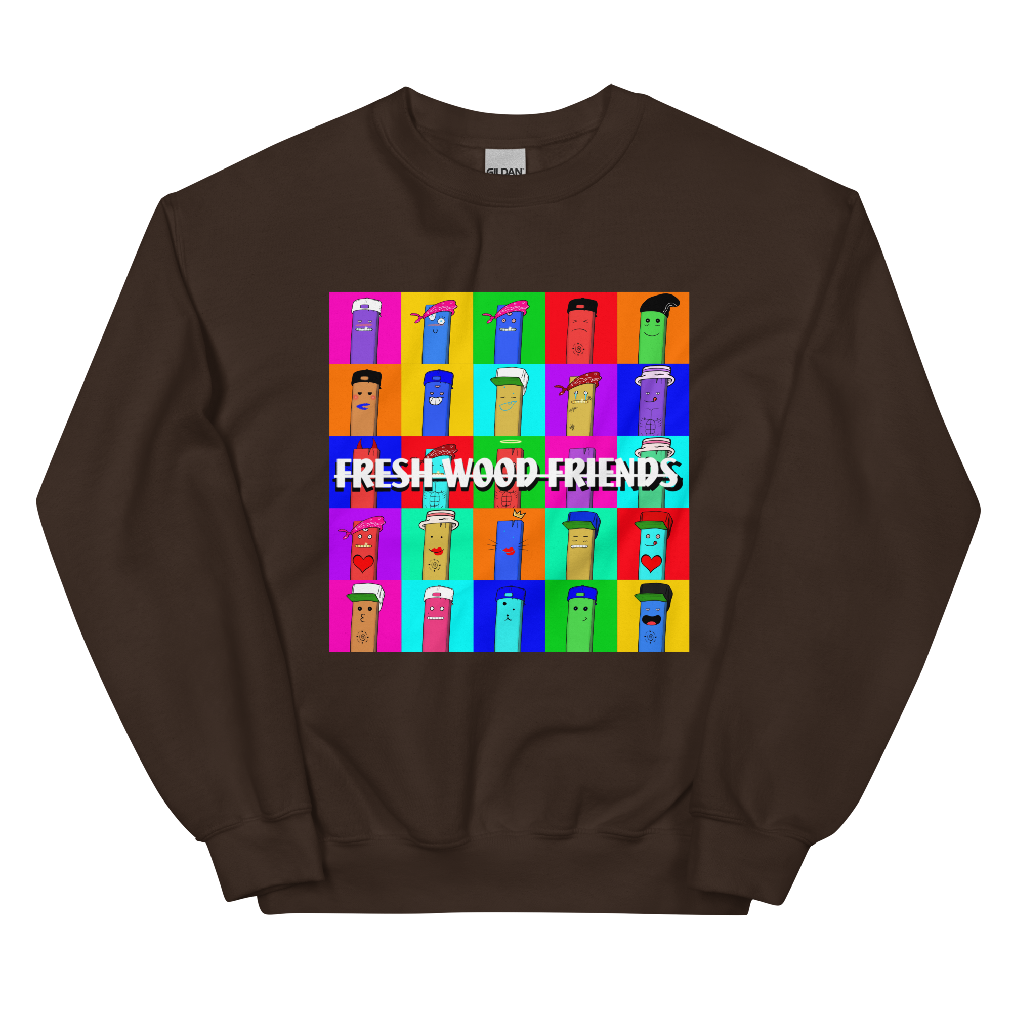 unisex-crew-neck-sweatshirt-dark-chocolate-front-6982e1866776d.png