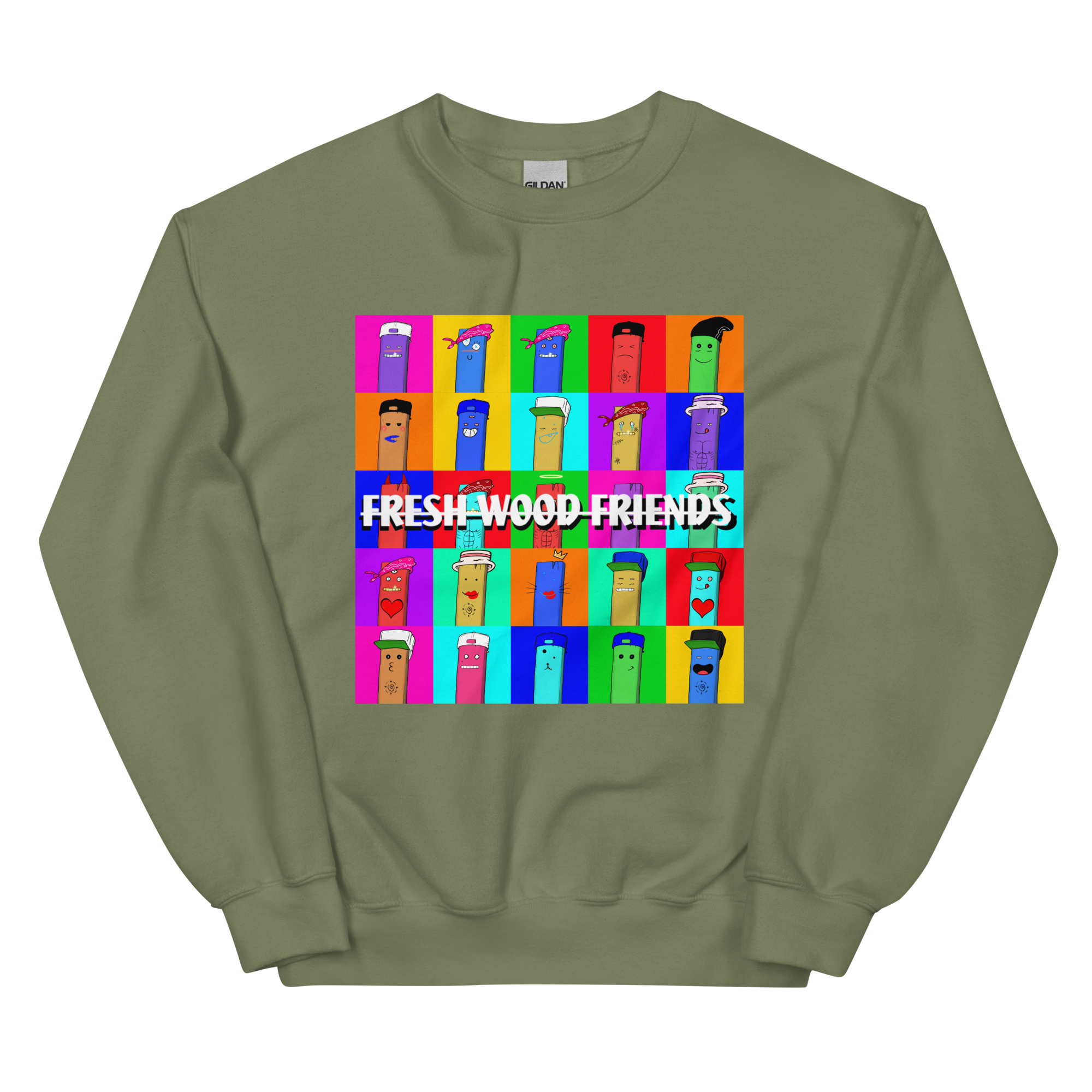 unisex-crew-neck-sweatshirt-military-green-front-6982e186673c8.png