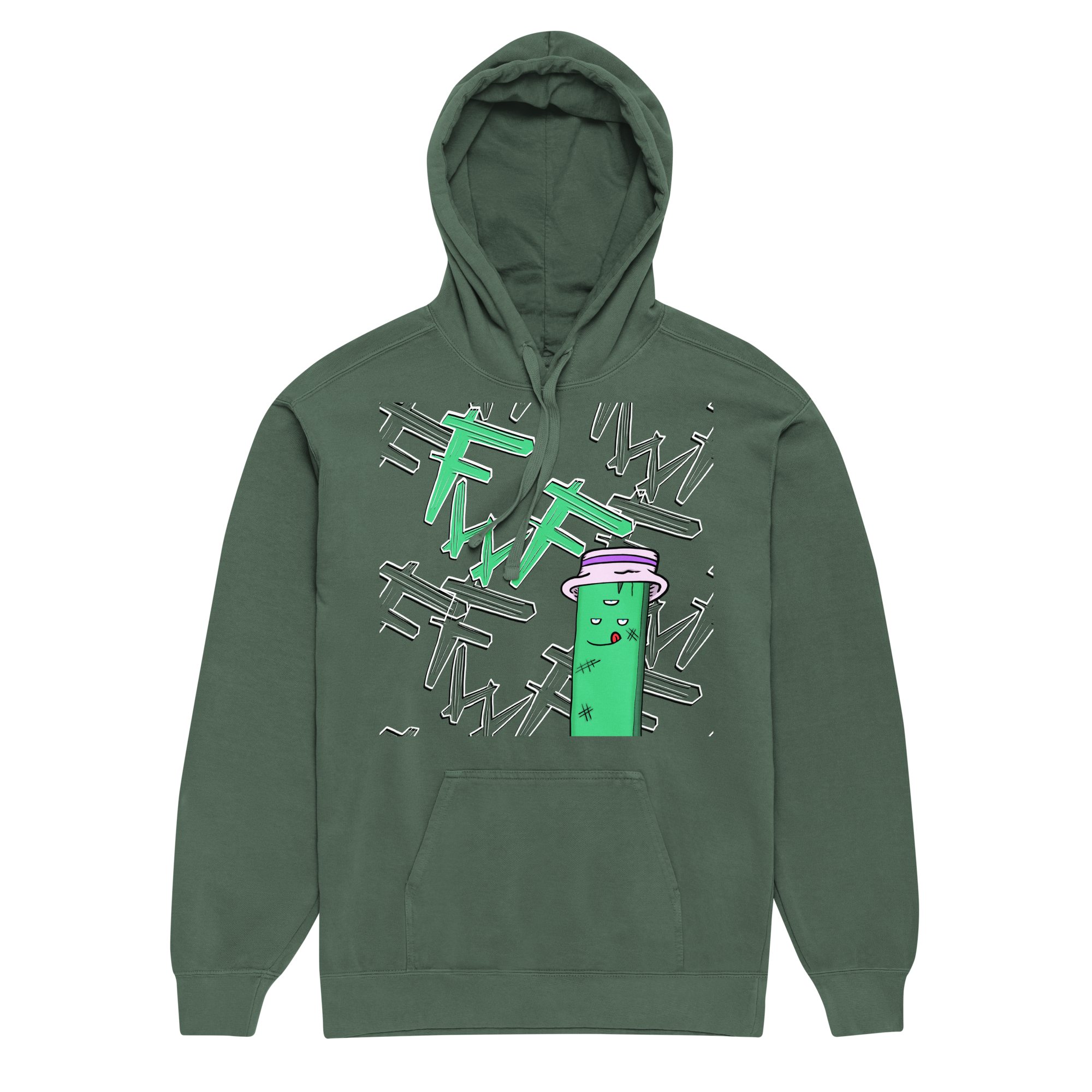 FWF #0595 Unisex Garment-Dyed Hoodie