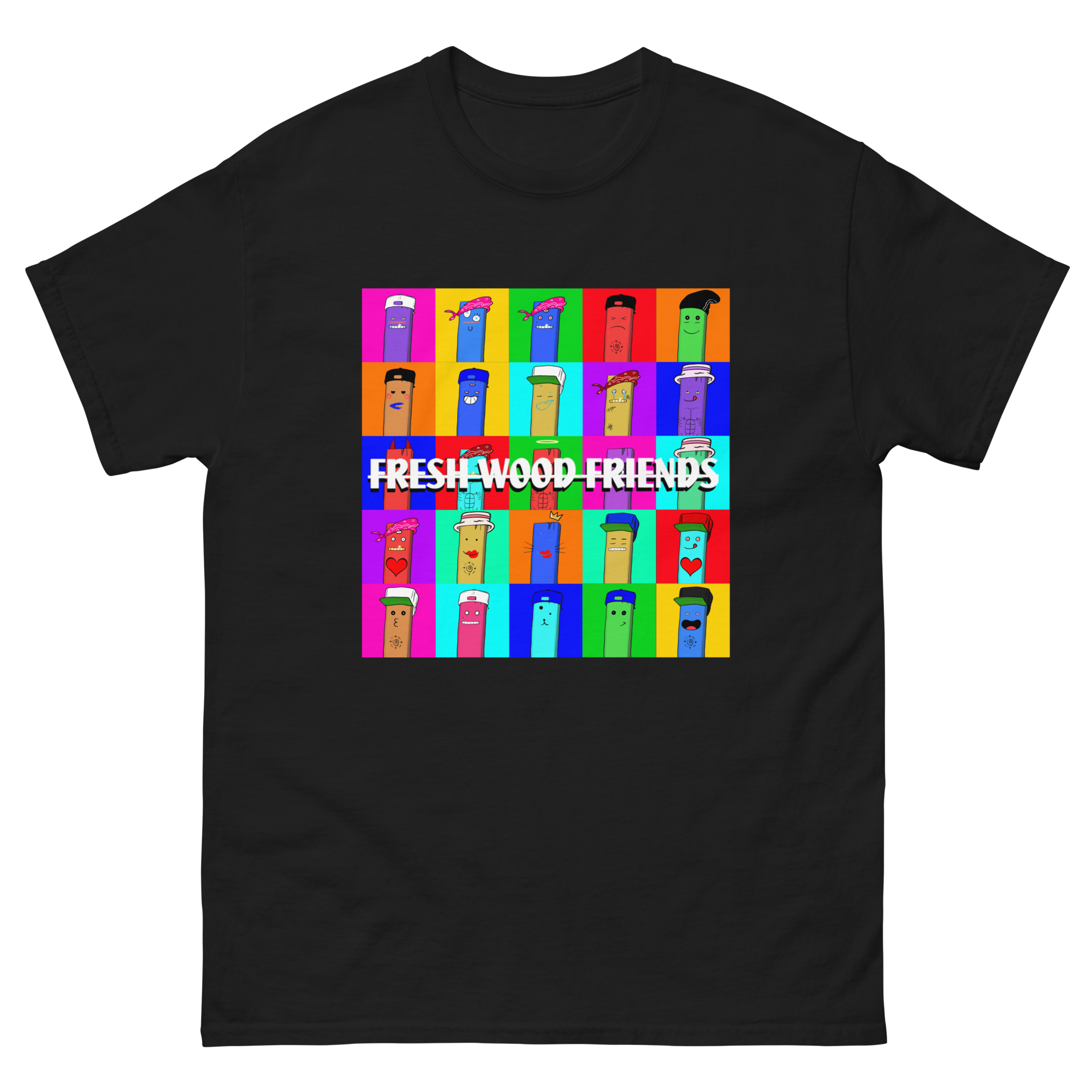 Fresh Wood Friends Unisex Tee