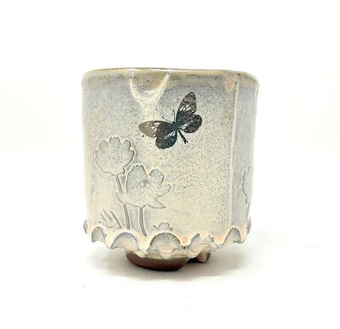 cosmos sipper with butterflies